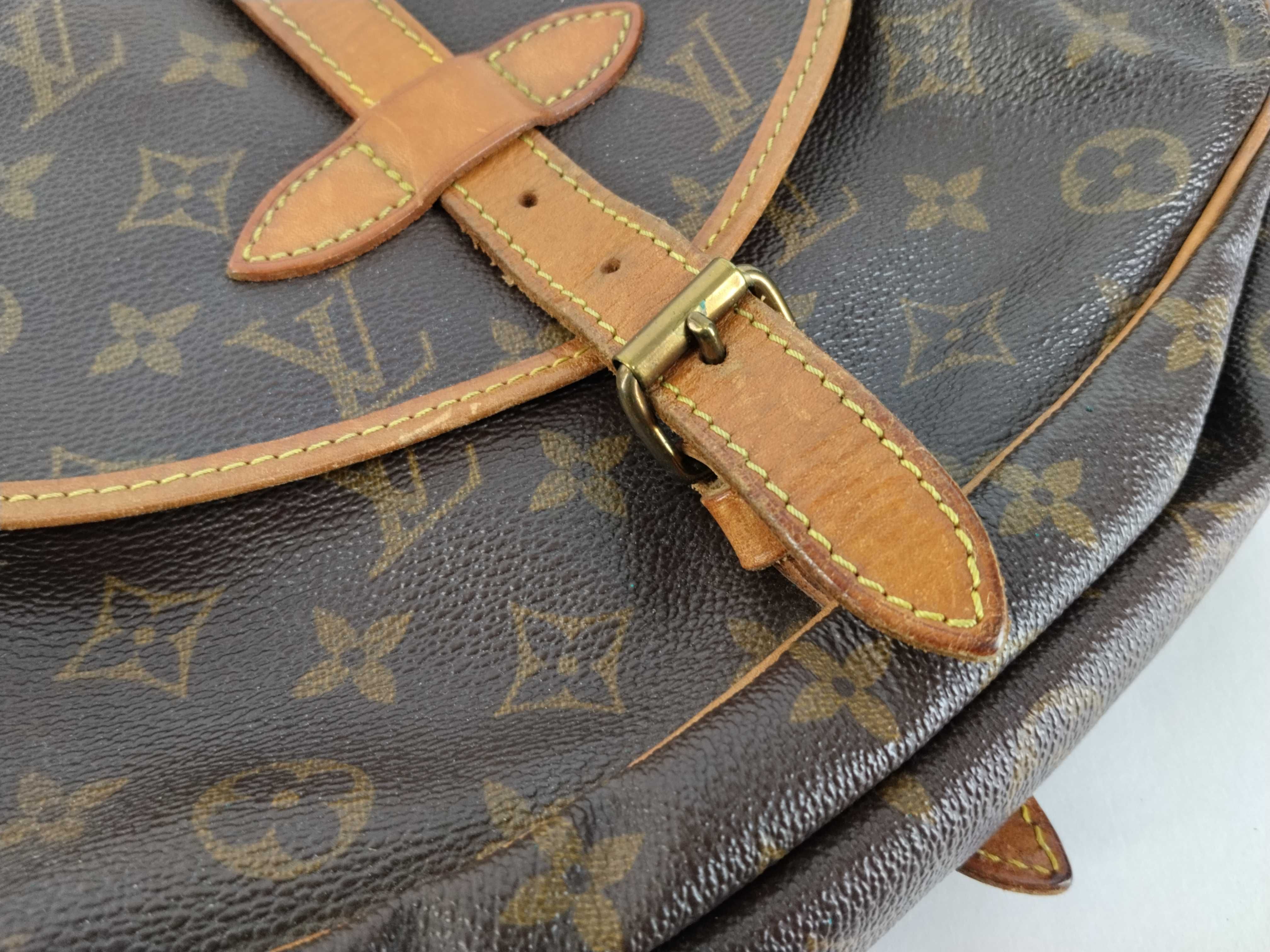 Monogram Vuitton Saumur Shoulder Bag — view 7