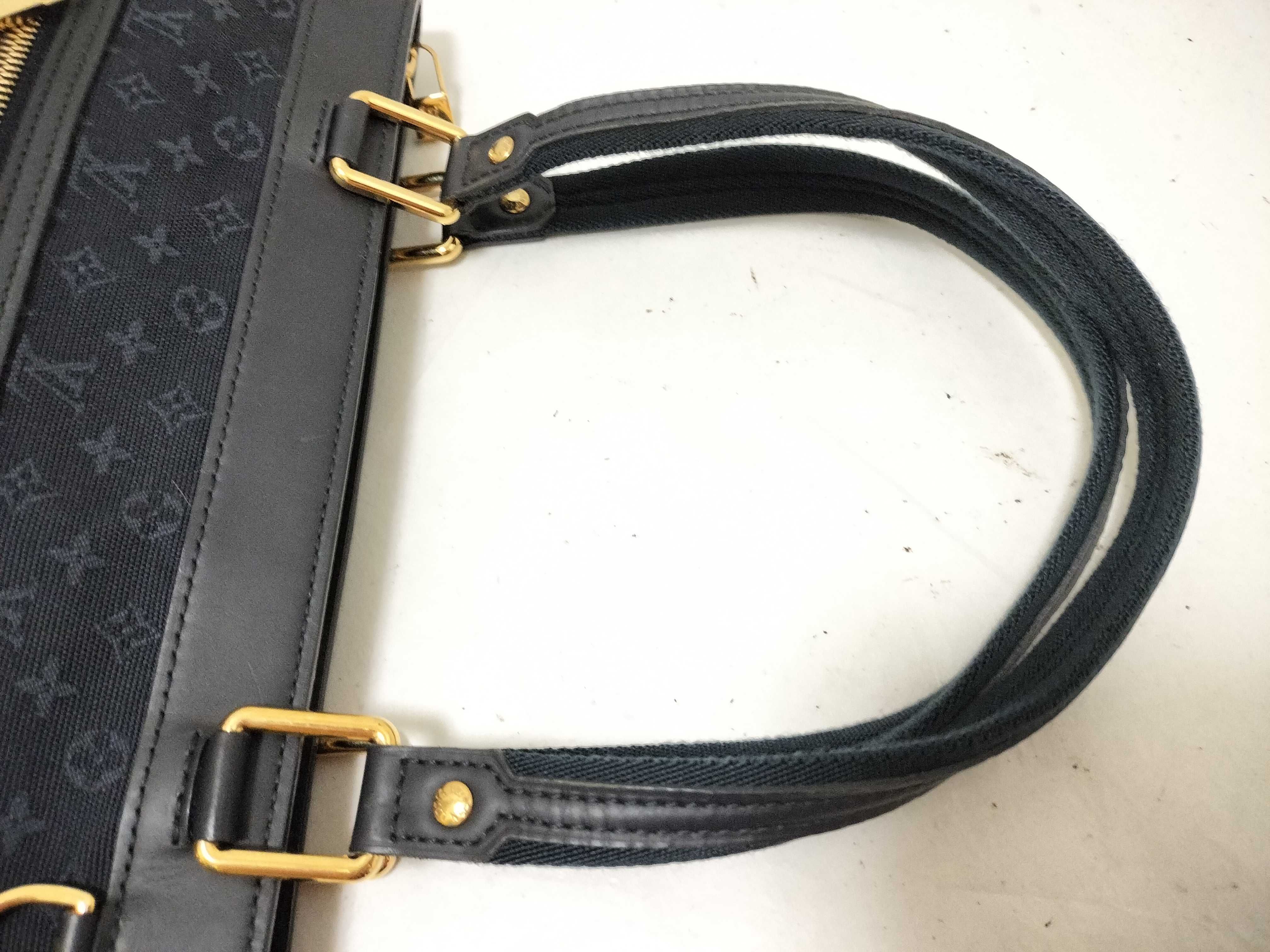Monogram Mini Lucille PM M92680 SR1013 Navy Handbag — view 3