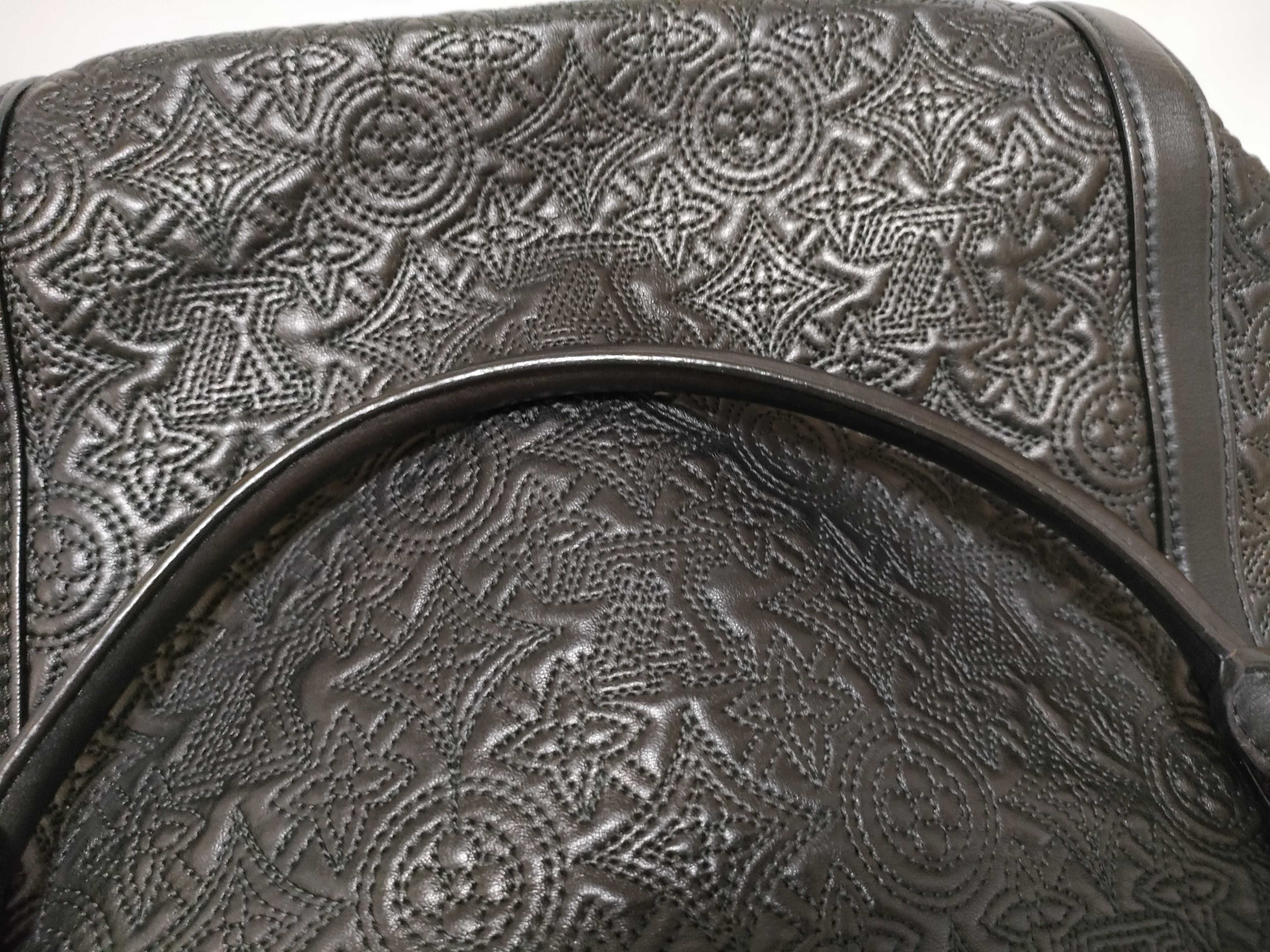 ID- Monogram Antheia Ixia PM M97071 FL2152 Black with strap and cro handbag — view 14