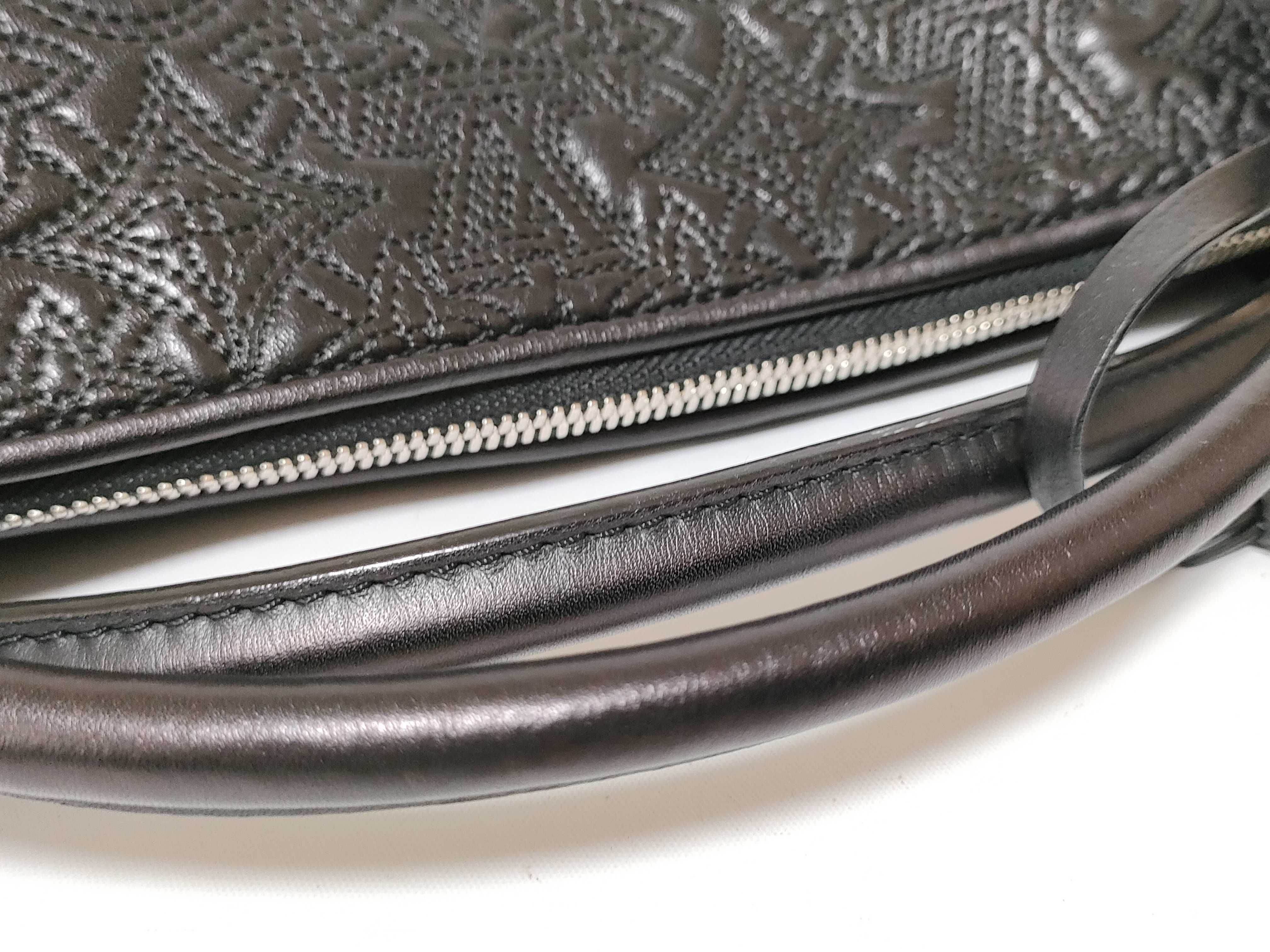 ID- Monogram Antheia Ixia PM M97071 FL2152 Black with strap and cro handbag — view 4