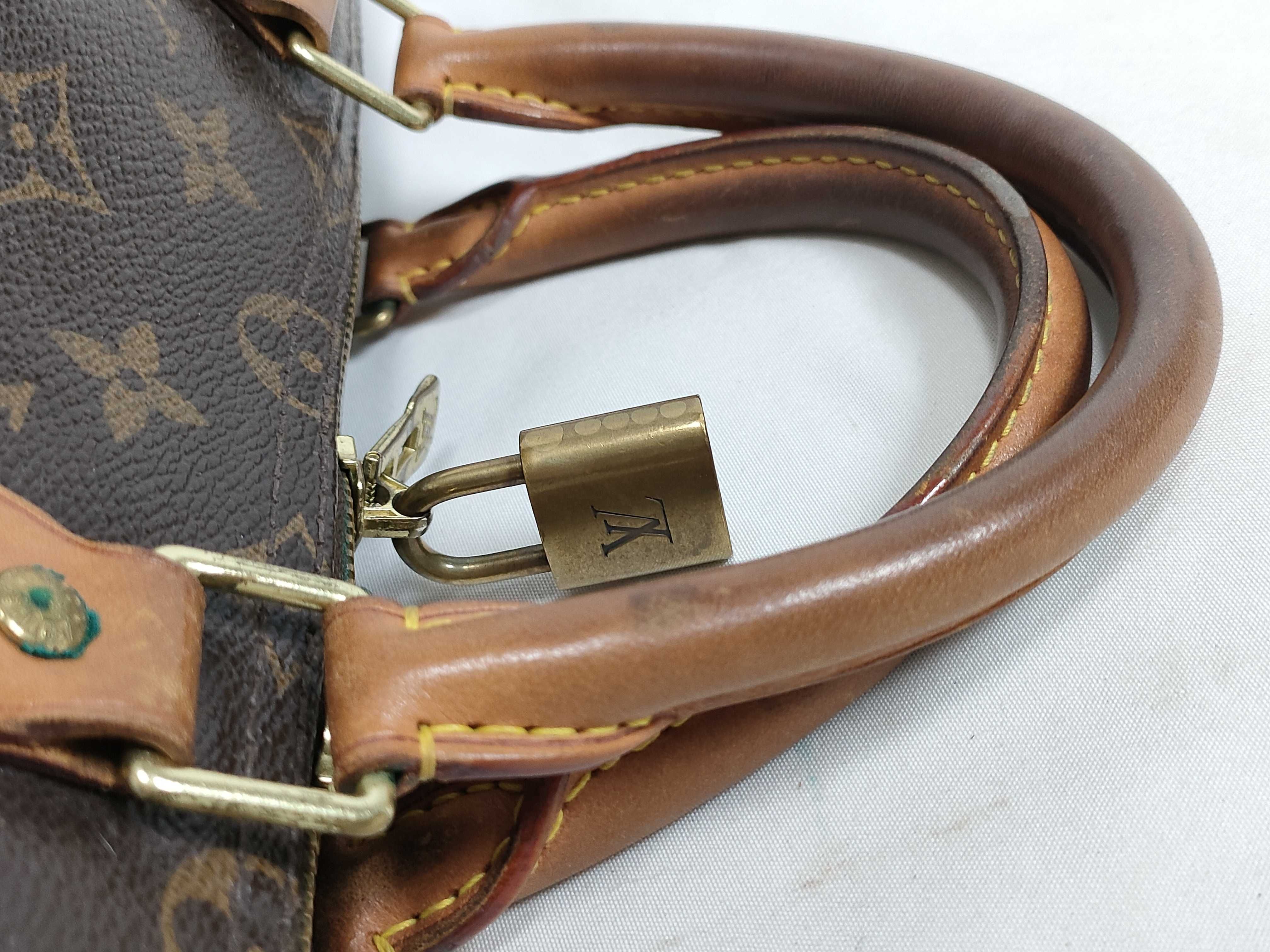 Monogram ID - Monogram Canvas Speedy Bandouliere 35 M40392 Boston Bag — view 3
