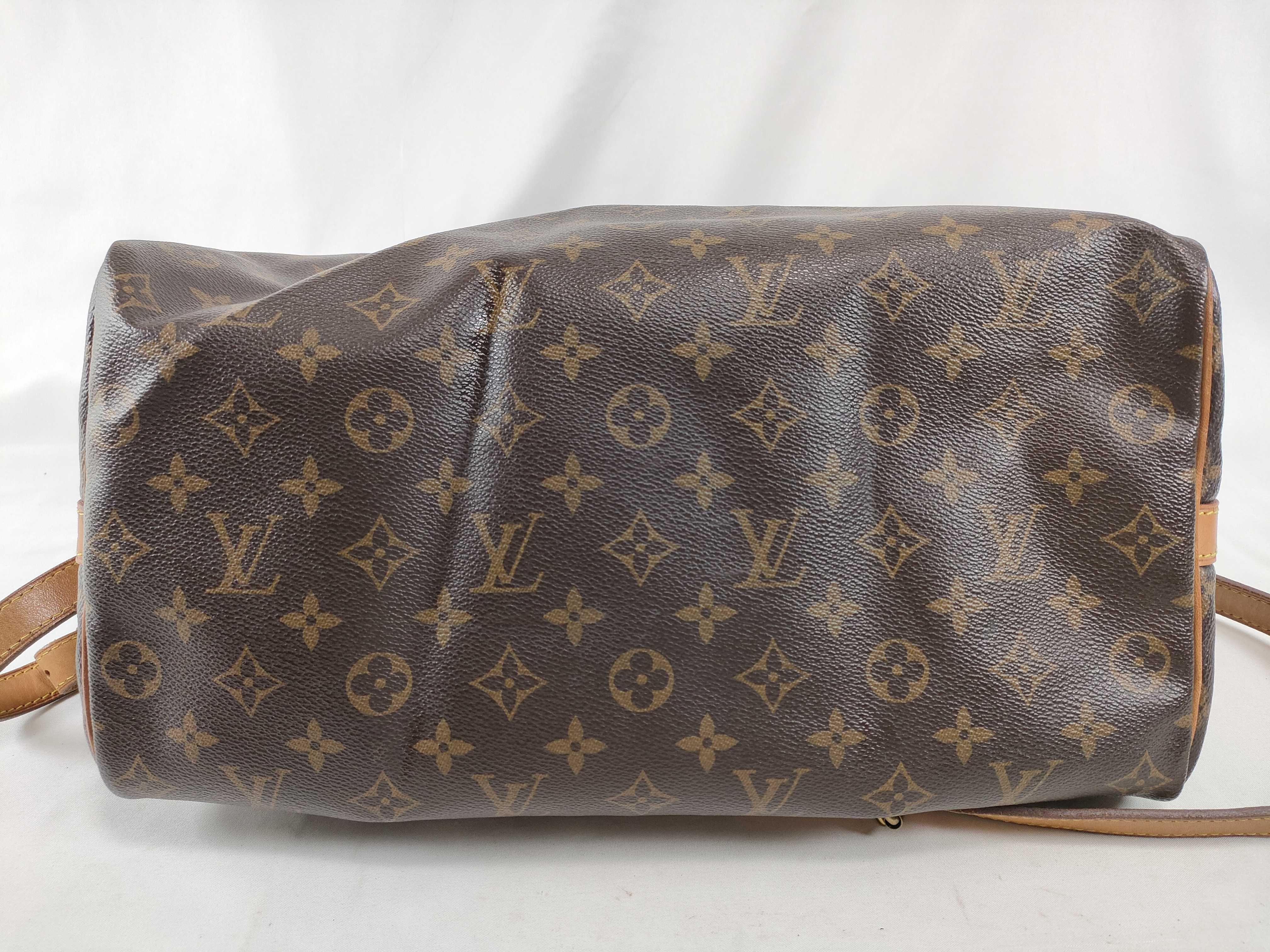 Monogram ID - Monogram Canvas Speedy Bandouliere 35 M40392 Boston Bag — view 9