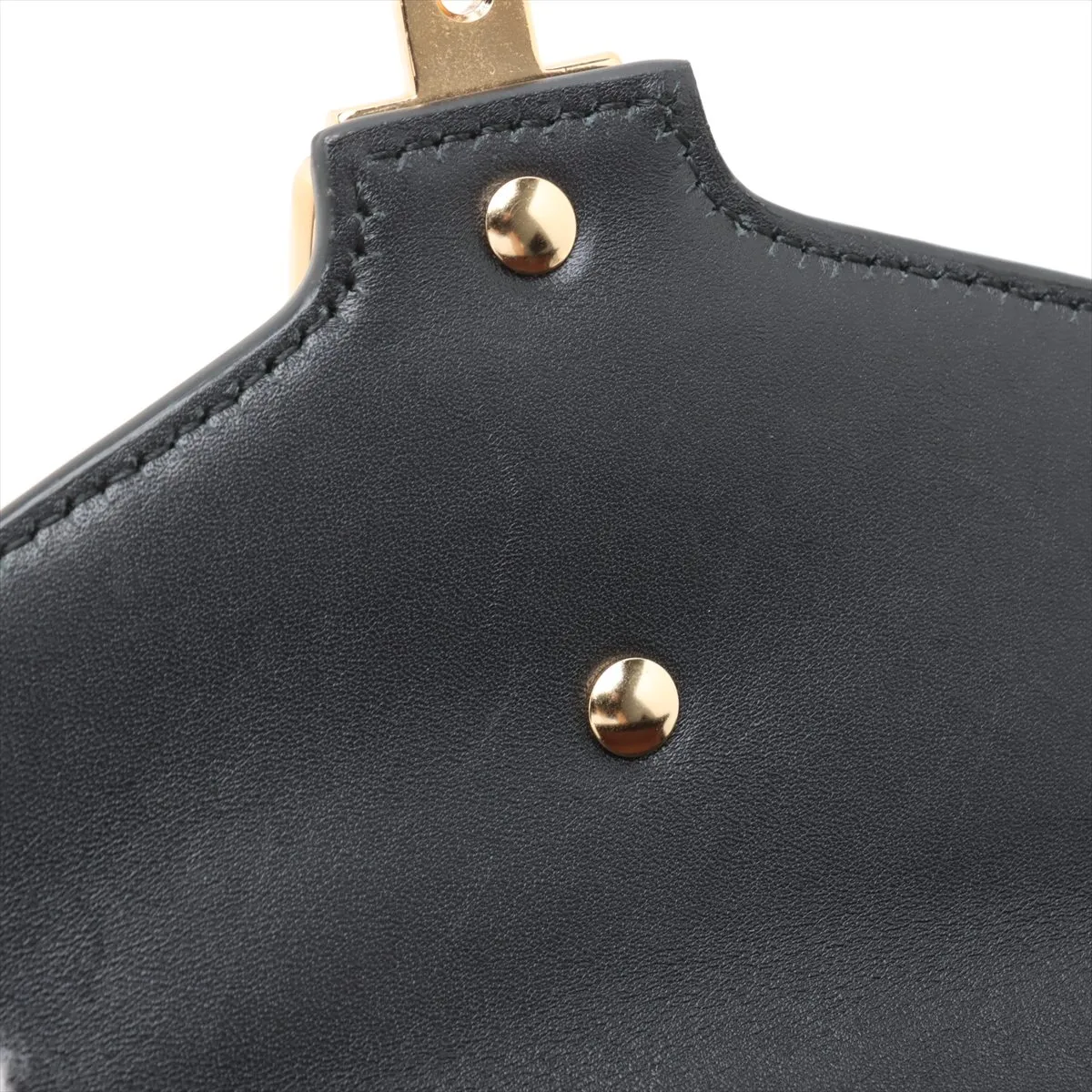 GG Velvet Sylvie Velvet x Leather 2WAY Handbag Brown x Black 470270 — view 11