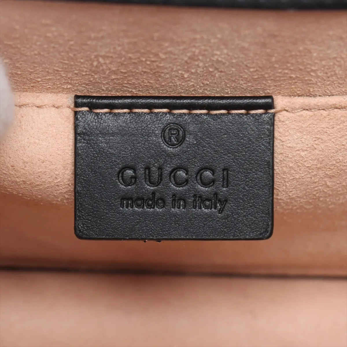 GG Velvet Sylvie Velvet x Leather 2WAY Handbag Brown x Black 470270 — view 10