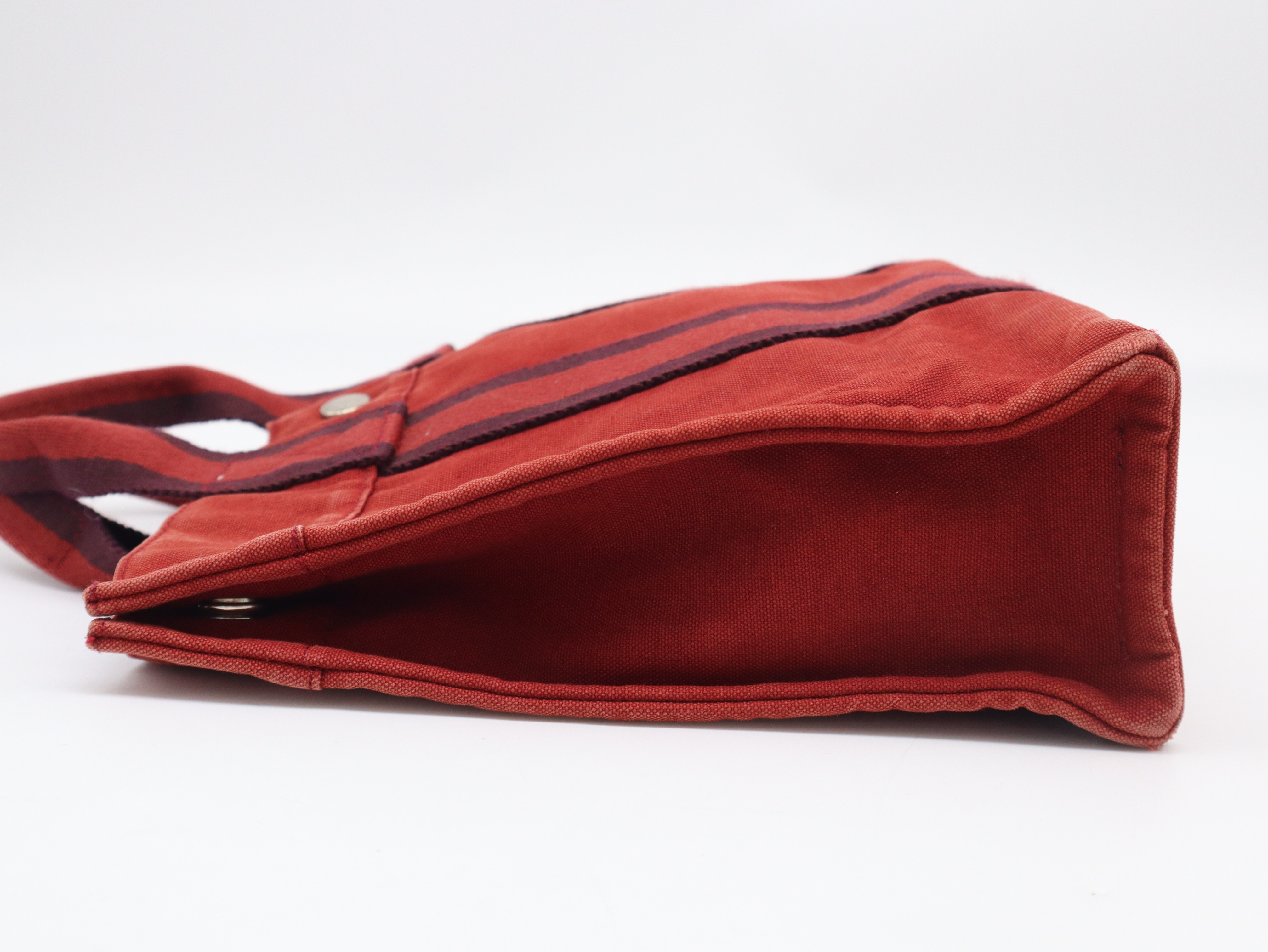 Fourre-Tout Tote PM Canvas Red Tote Bag — view 3
