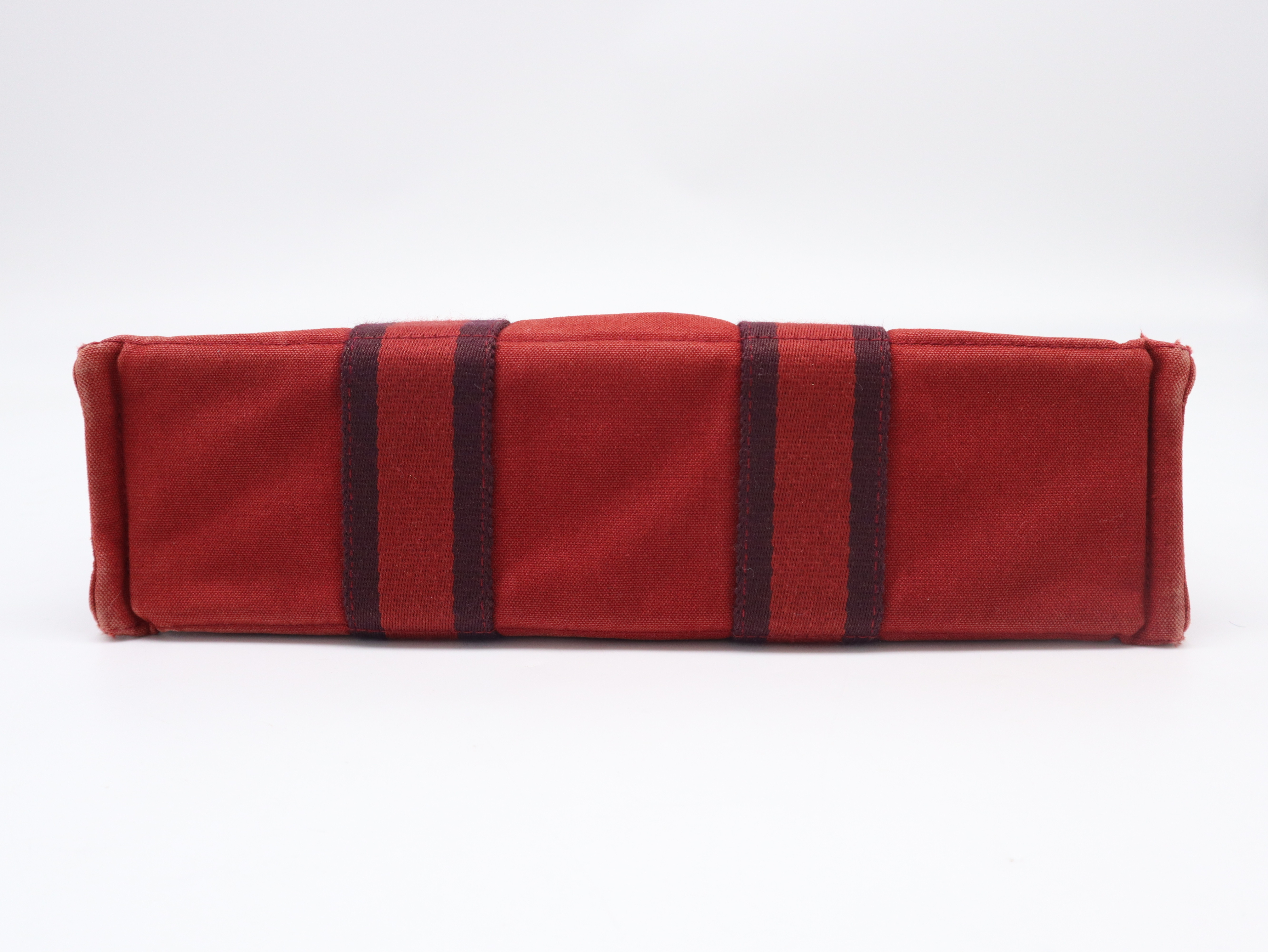 Fourre-Tout Tote PM Canvas Red Tote Bag — view 5