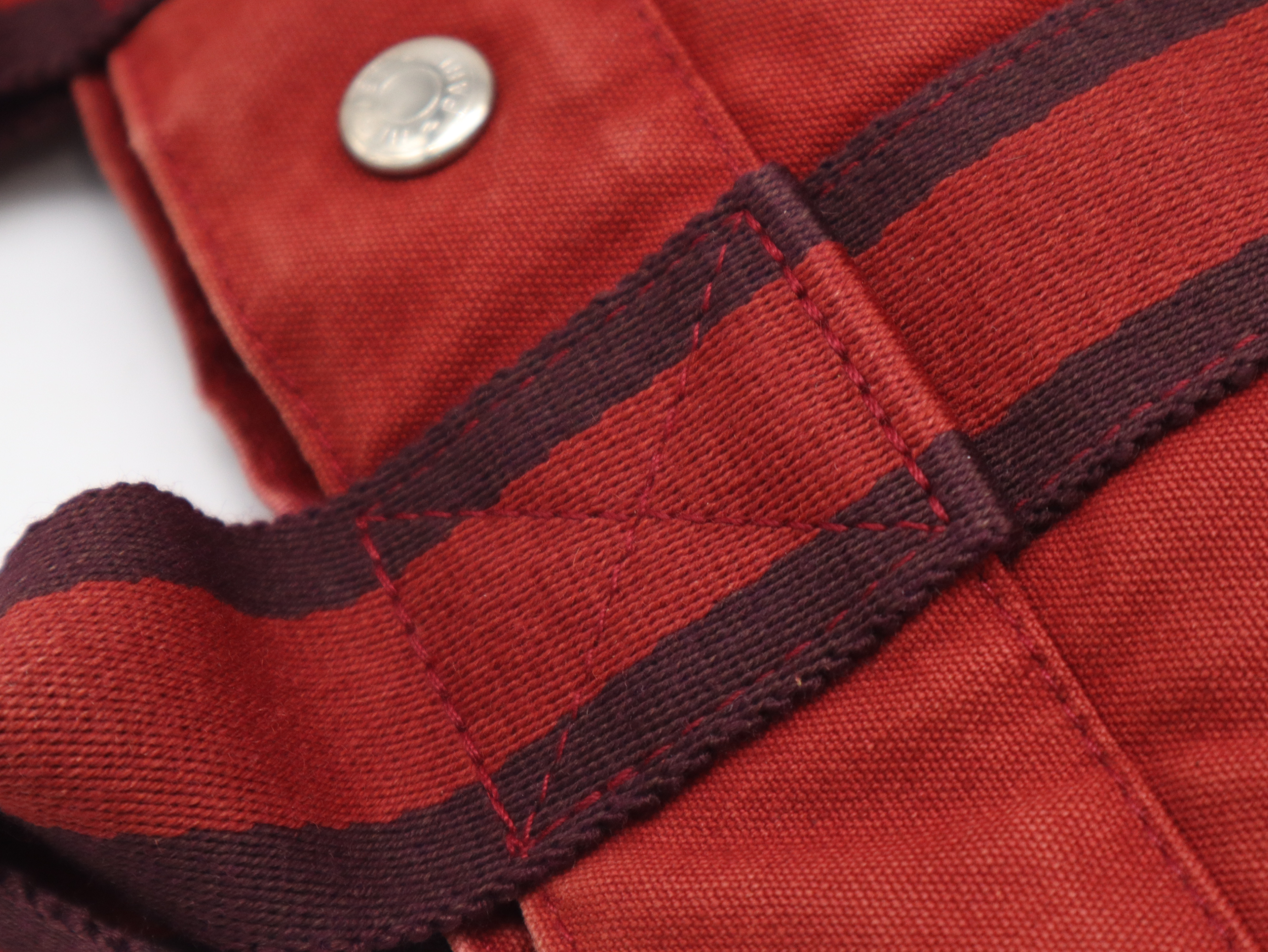 Fourre-Tout Tote PM Canvas Red Tote Bag — view 8