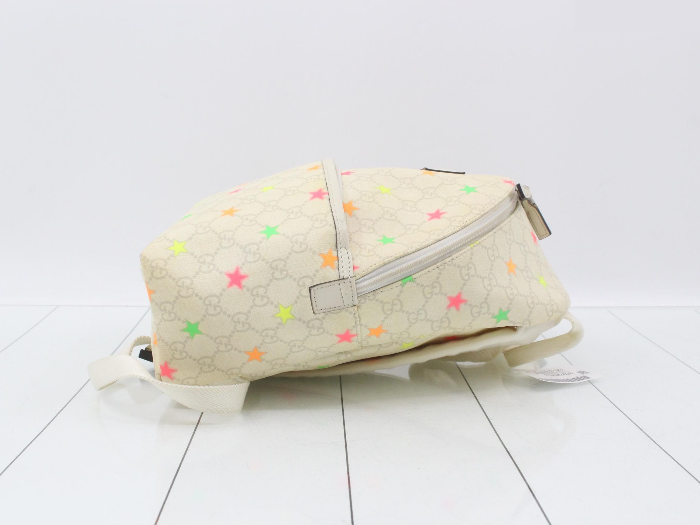 Supreme Backpack, Neon Colors, Star Pattern, Children's Collection — view 3