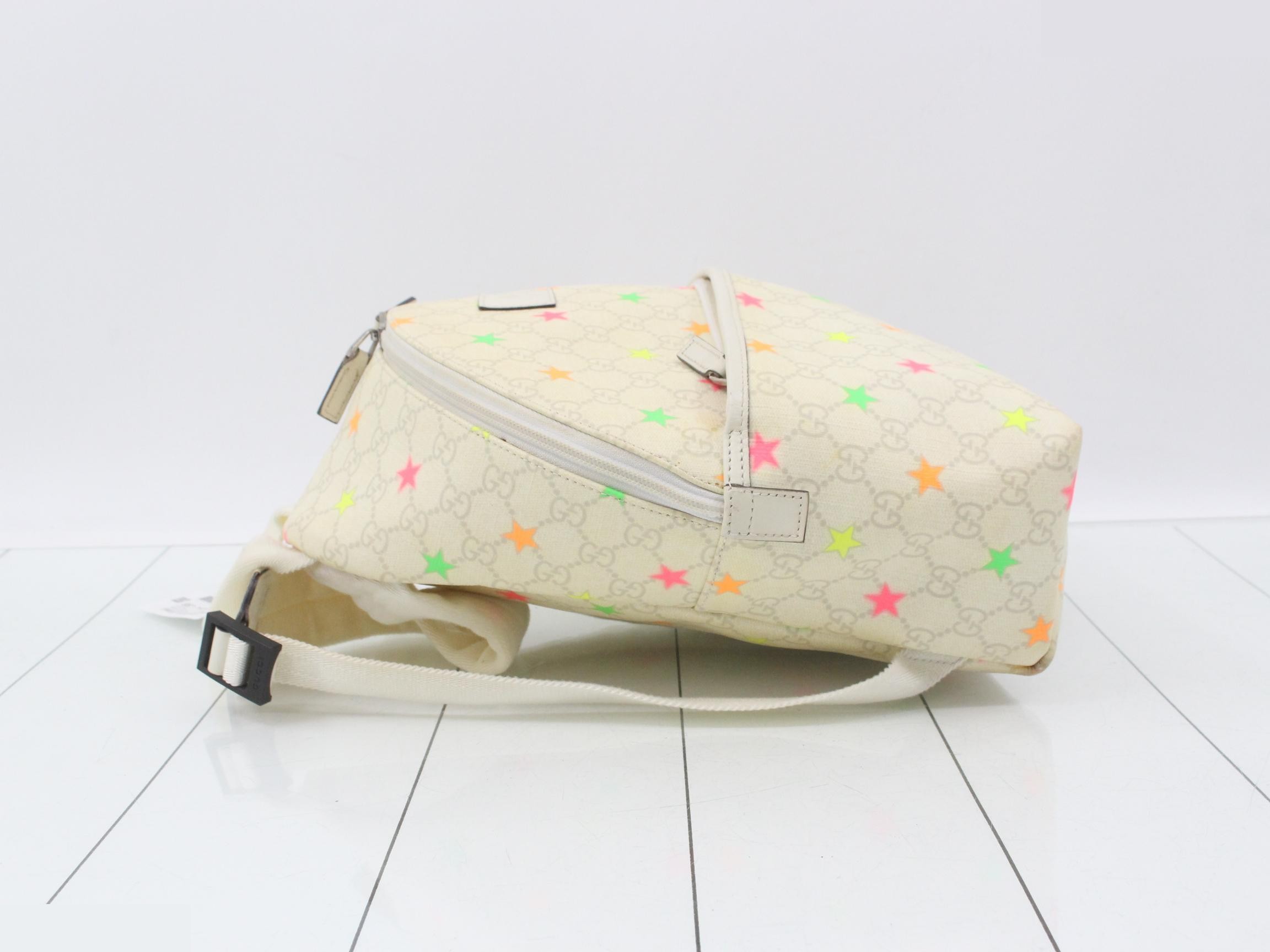 Supreme Backpack, Neon Colors, Star Pattern, Children's Collection — view 4