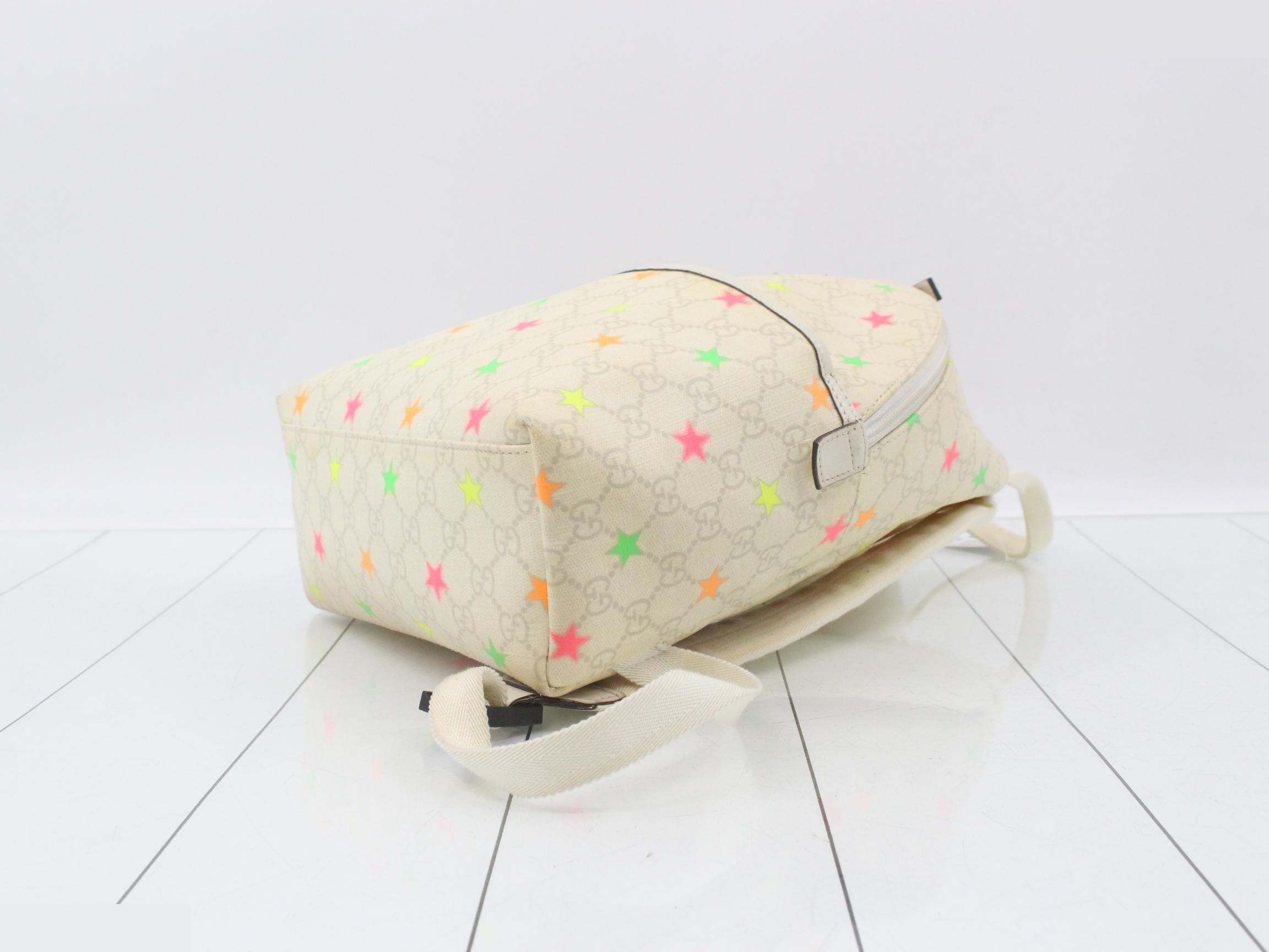 Supreme Backpack, Neon Colors, Star Pattern, Children's Collection — view 6