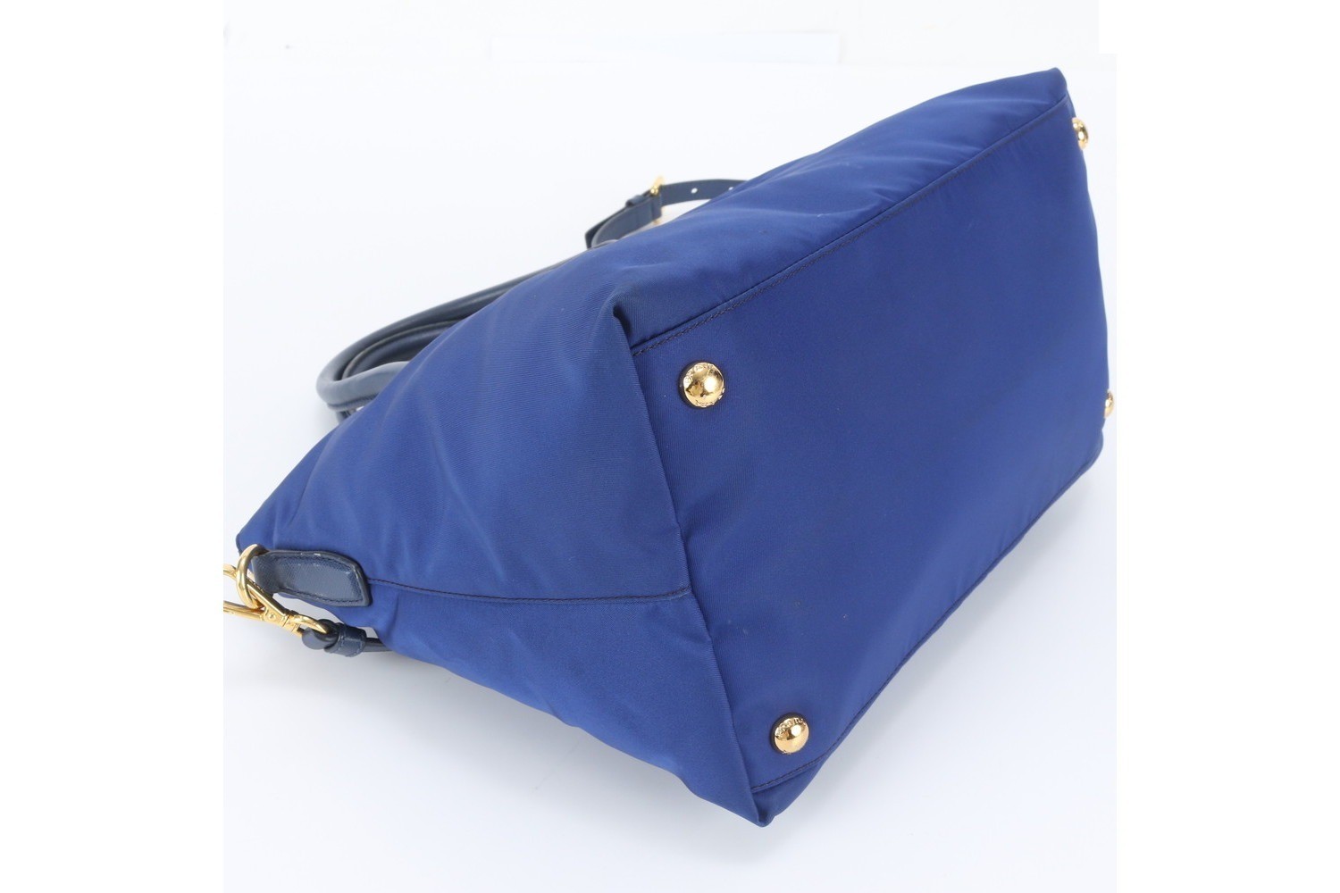 Tessuto Nylon Saffiano Leather 2-Way Shoulder Bag (Crossbody) — view 5