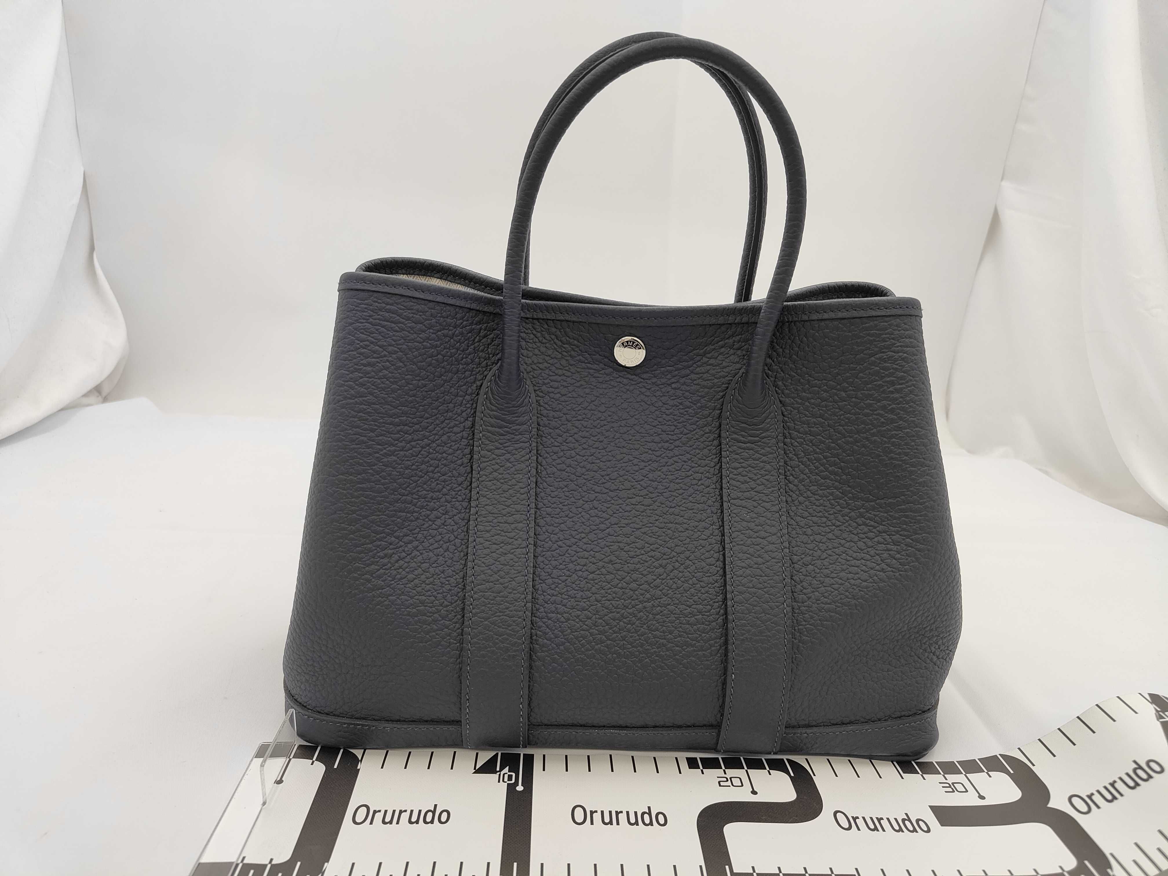 Garden Party TPM Negonda Black Tote Bag with Silver Hardware (D Stamp) — view 2
