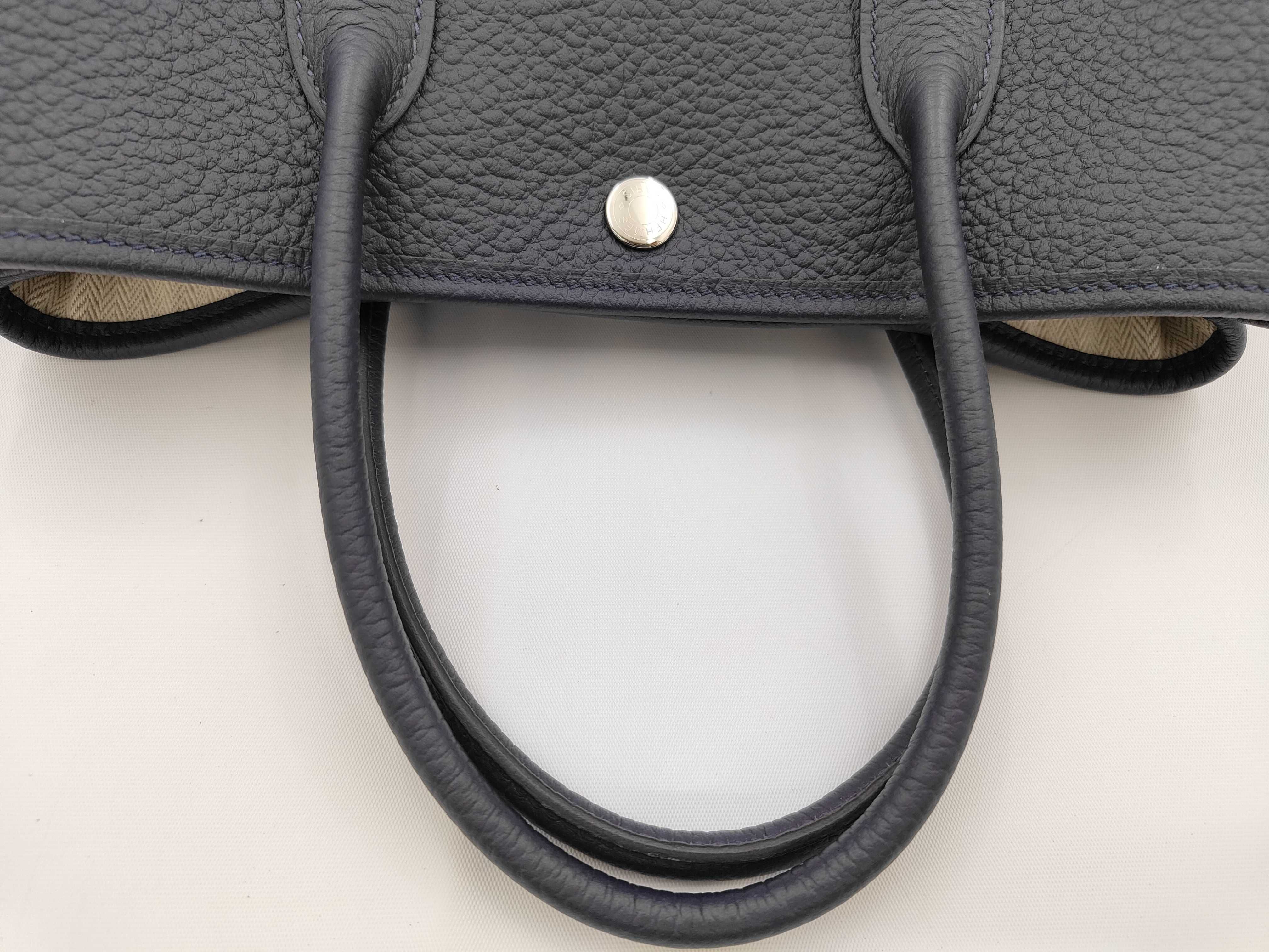 Garden Party TPM Negonda Black Tote Bag with Silver Hardware (D Stamp) — view 3