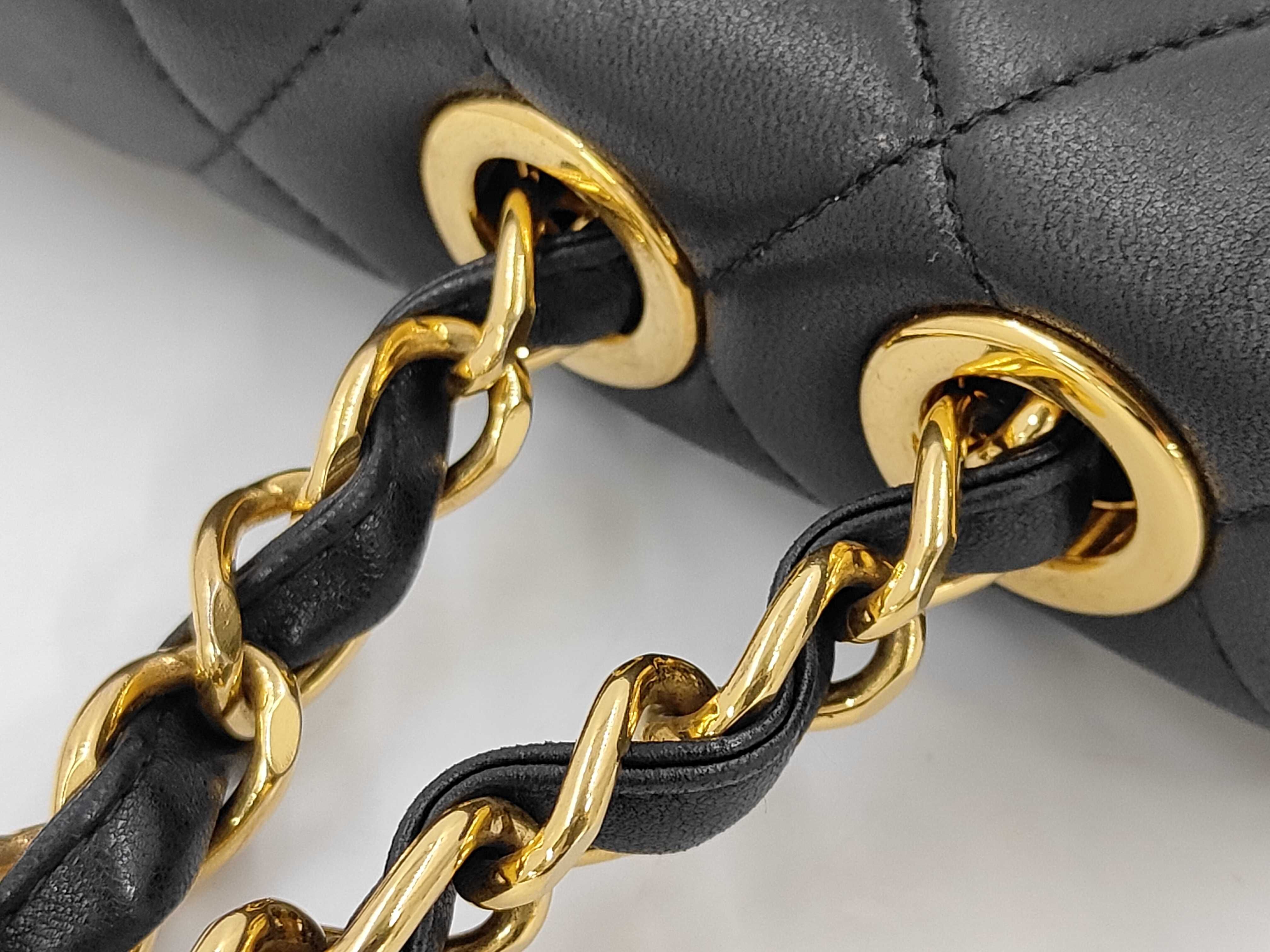 Large Matelassé Lambskin Shoulder Bag — view 5