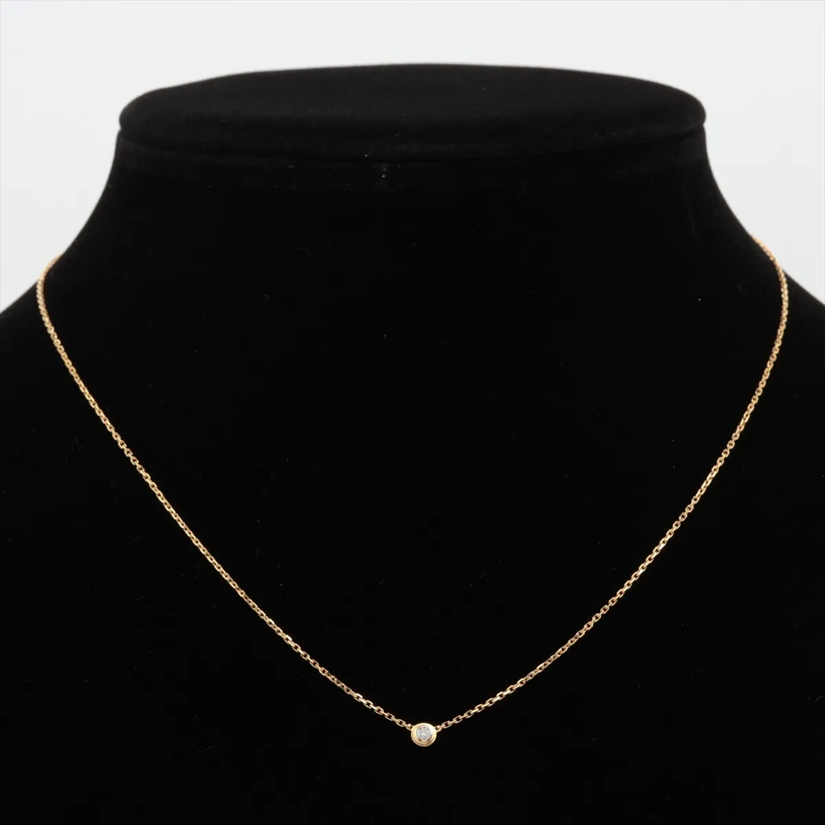 Damour XS Diamond Necklace 750(YG) 2.1g 723CQS — view 5
