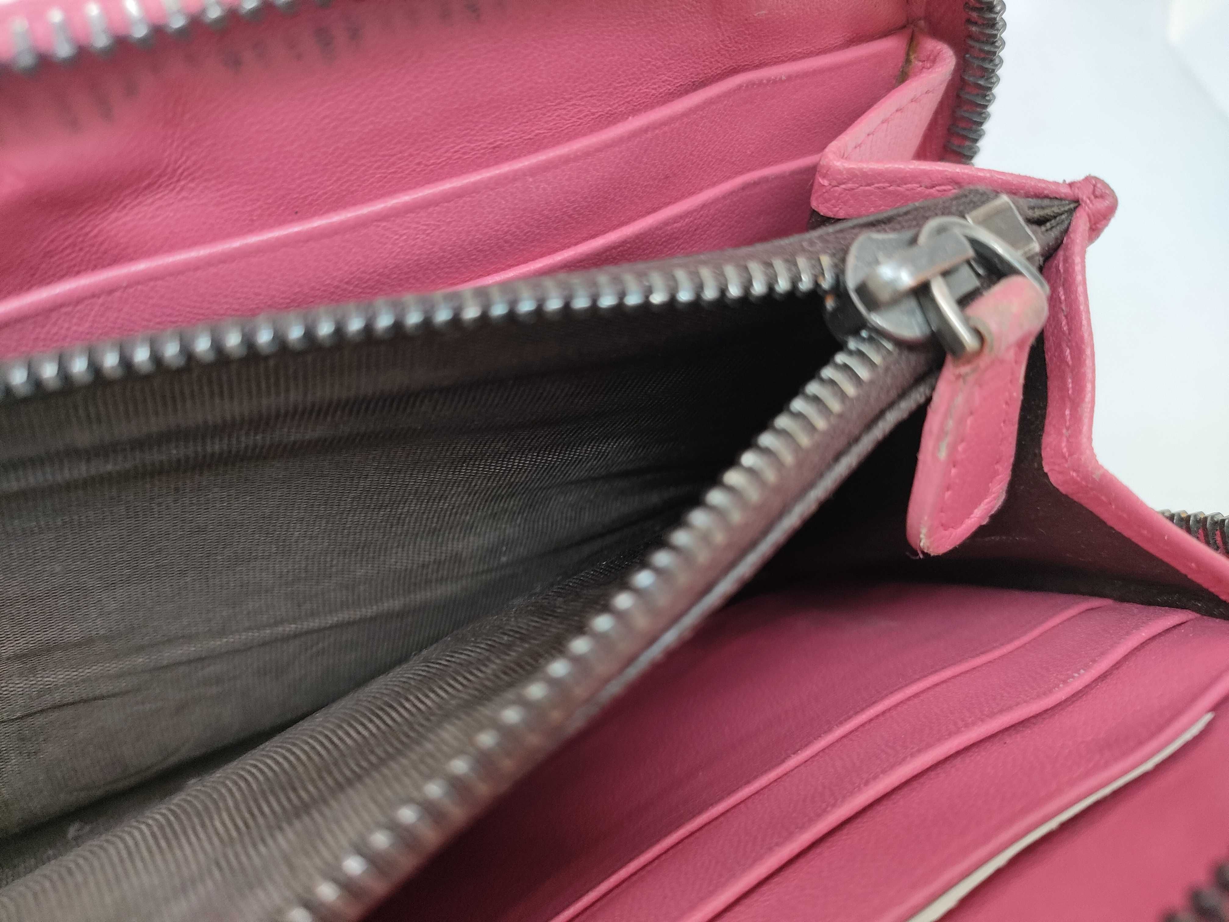 Quilted Pink Round Zip Wallet — view 11