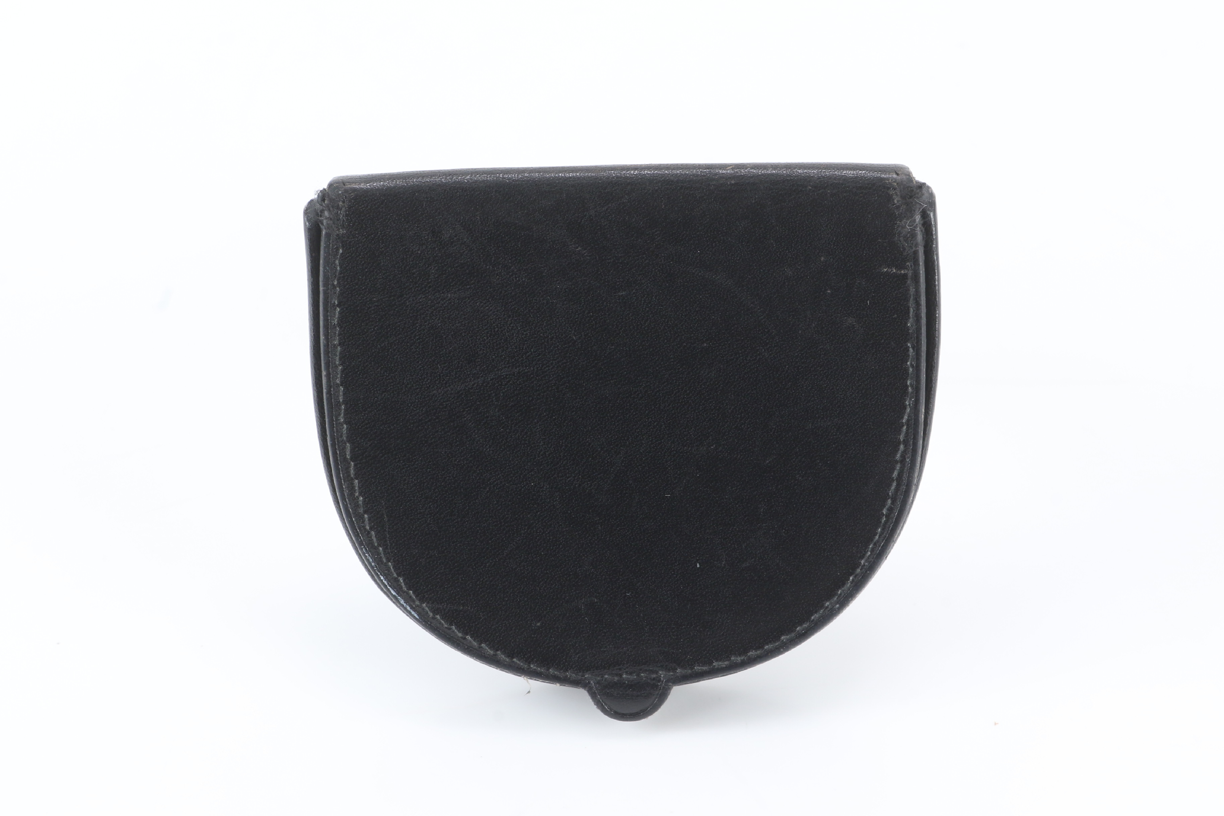 Leather Black Wallet Coin Case — view 2