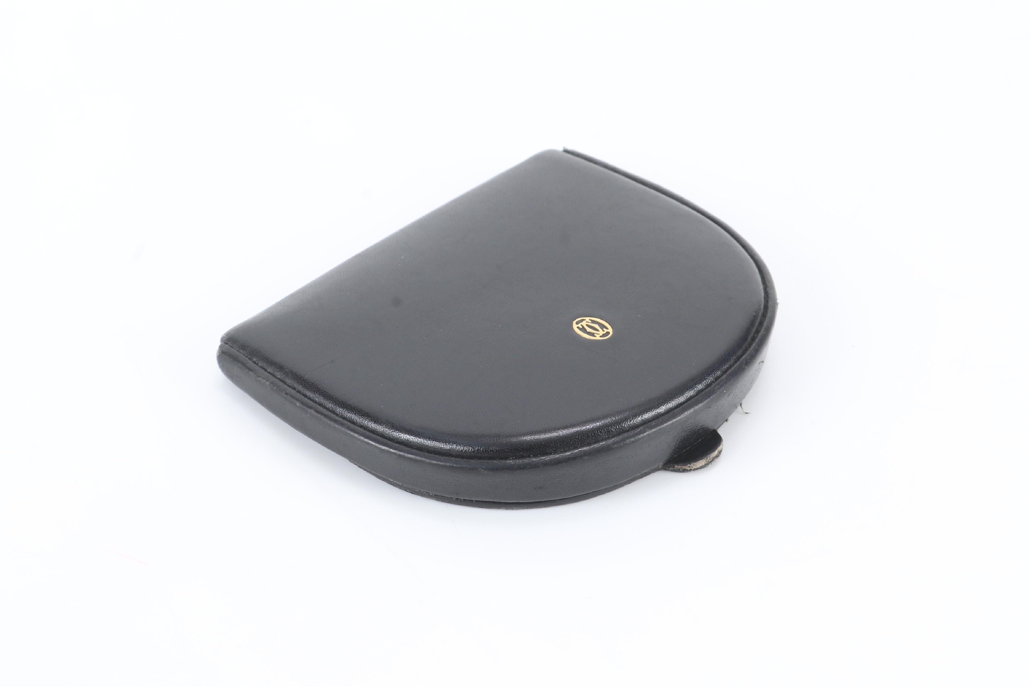 Leather Black Wallet Coin Case — view 4
