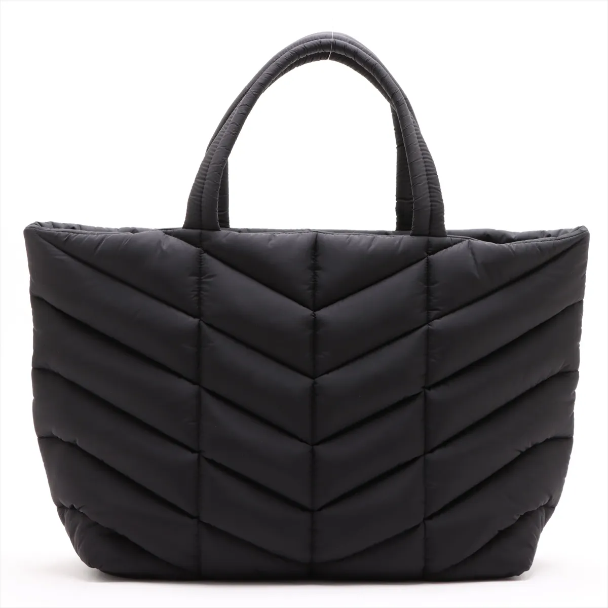 Puffer Nylon Tote Bag Black 752888 — view 2