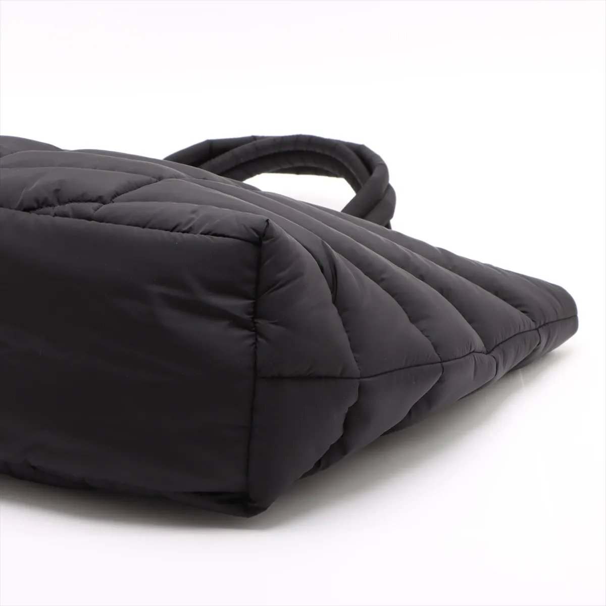 Puffer Nylon Tote Bag Black 752888 — view 3