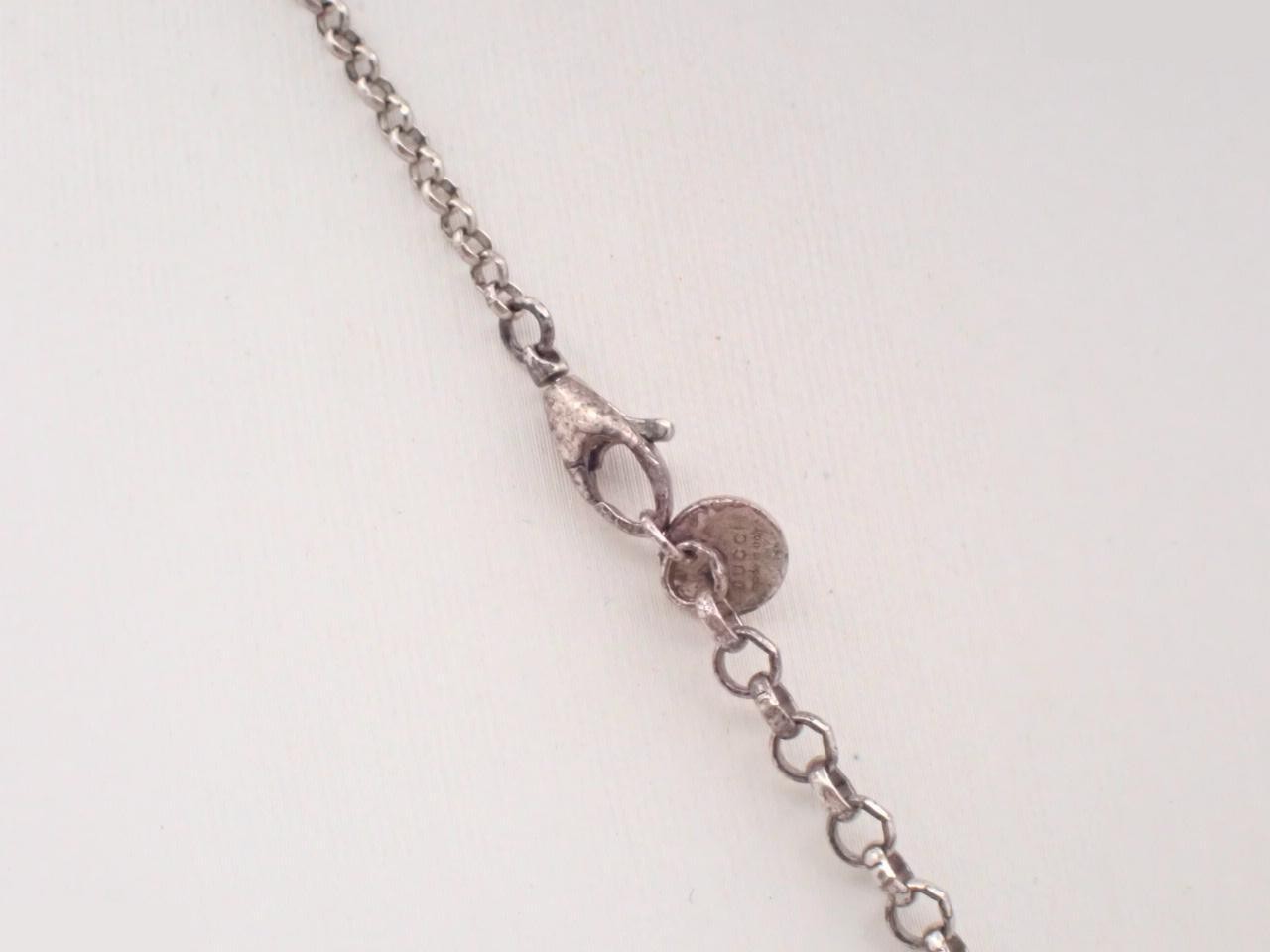 Tiger Head Necklace, 925 Sterling Silver, 13.0g, Chain approx. 50cm — view 3