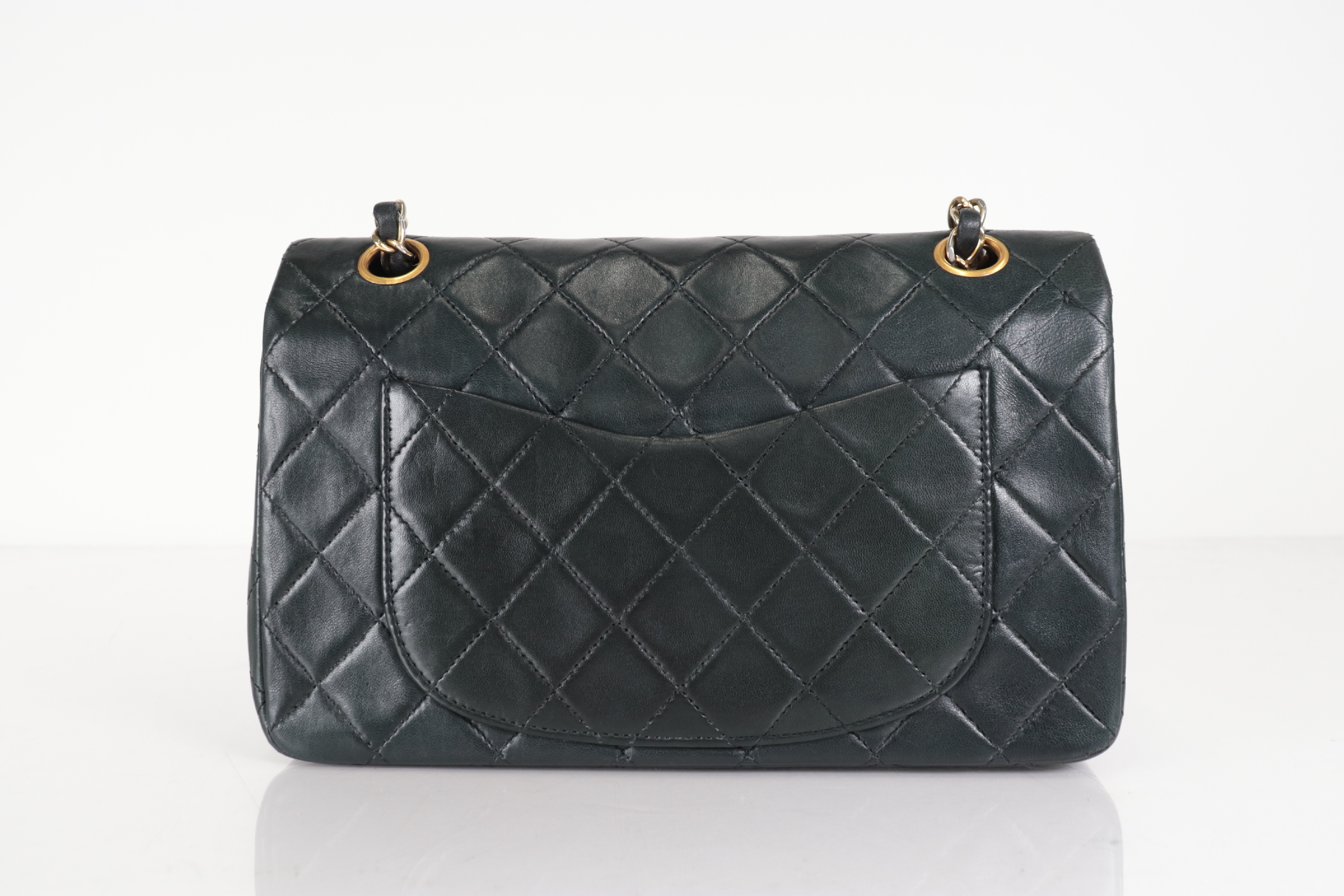 W-Flap 23 Lambskin Chain Shoulder Bag (Serial Number 0) — view 3
