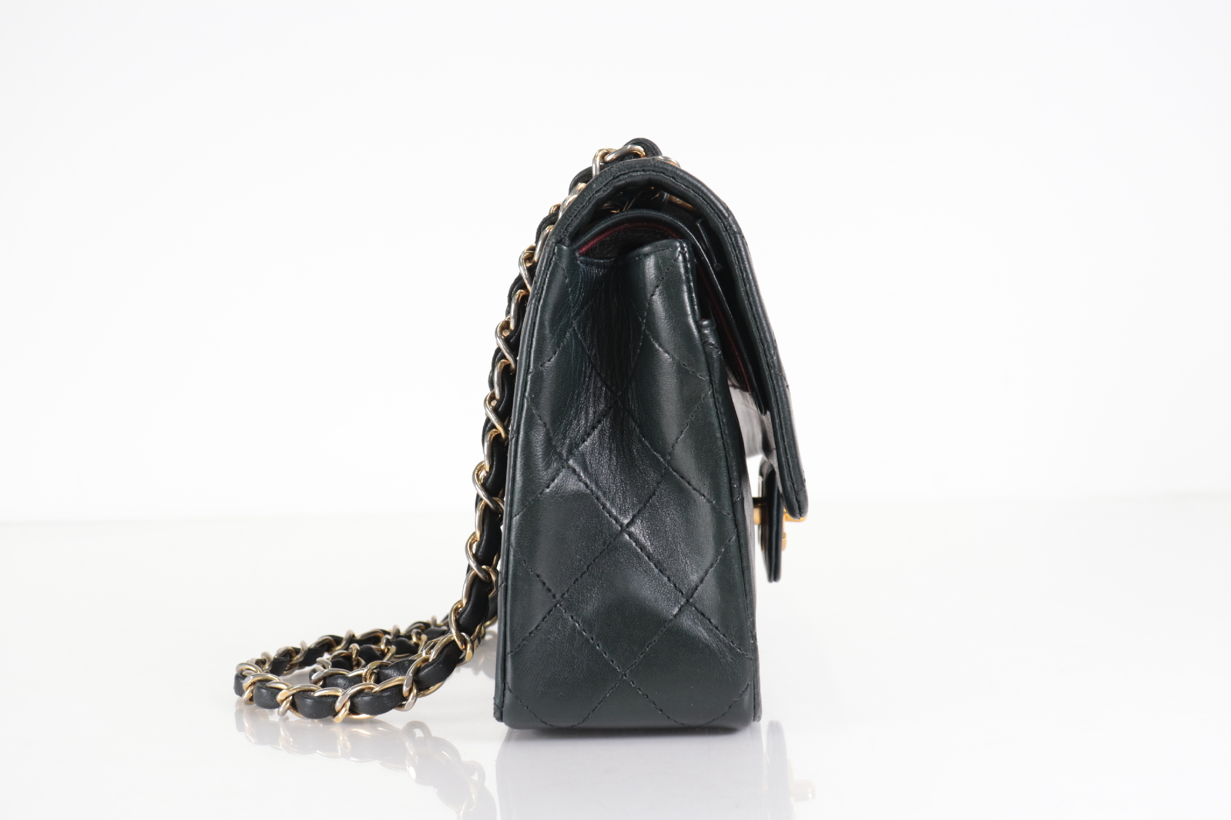 W-Flap 23 Lambskin Chain Shoulder Bag (Serial Number 0) — view 4