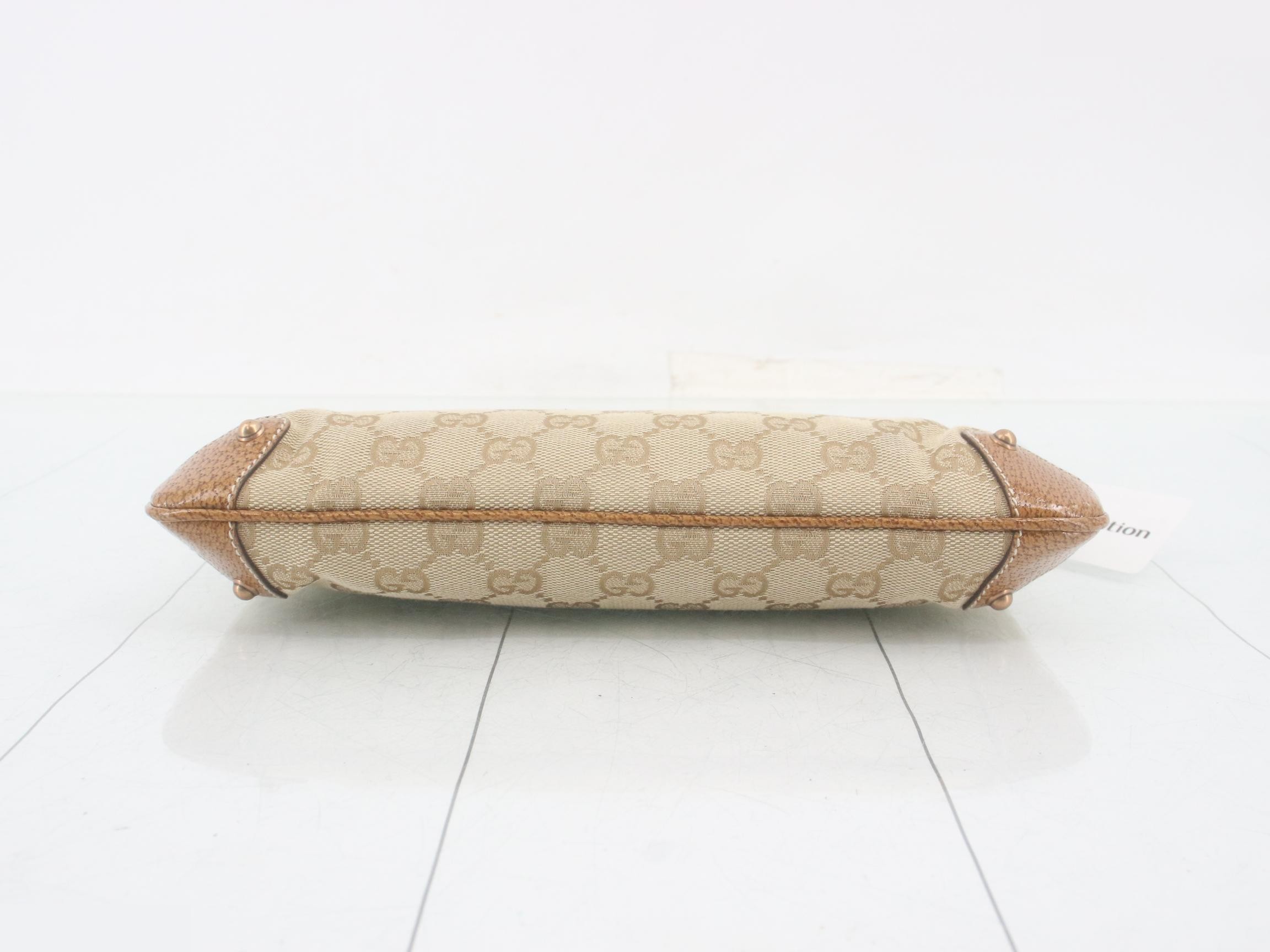 GG Canvas Bamboo Handbag Accessory Pouch — view 3