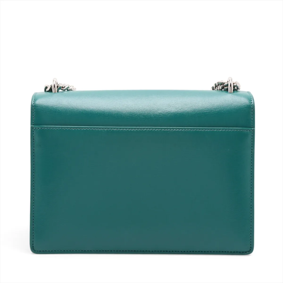 Sunset 442906 Leather Chain Shoulder Bag Green — view 2