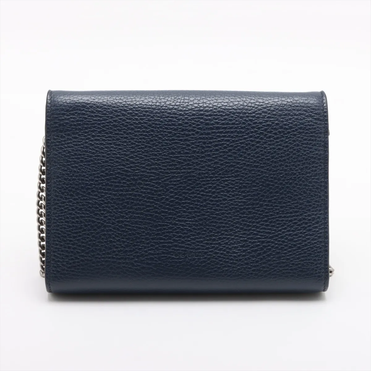 Dionysus Leather Chain Wallet Blue 401231 — view 2