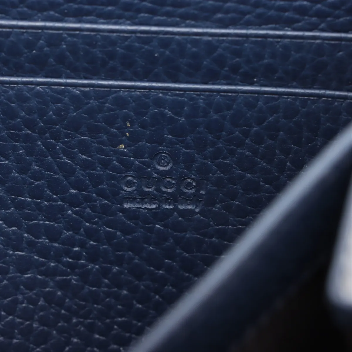 Dionysus Leather Chain Wallet Blue 401231 — view 11
