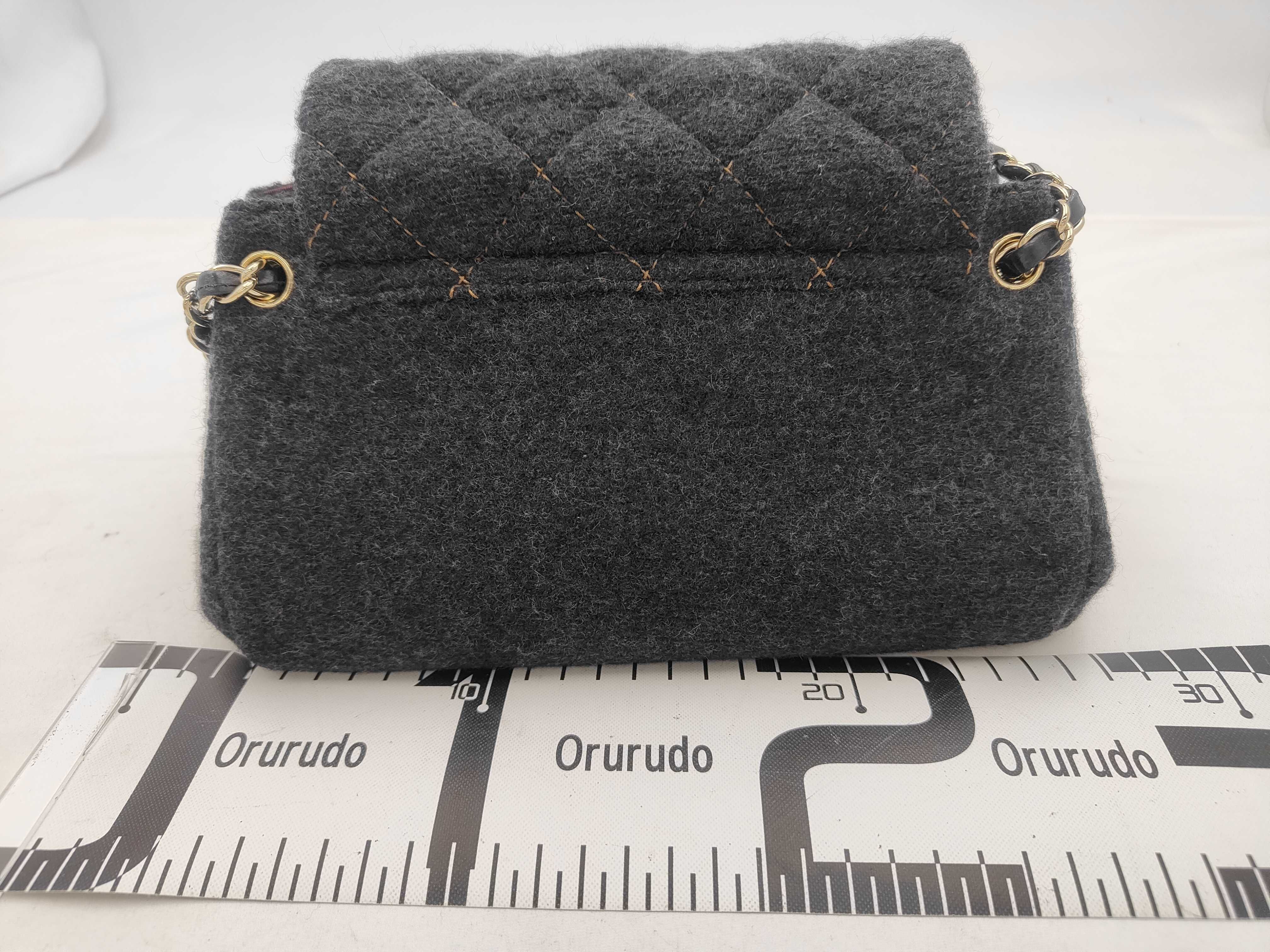 Shoulder Bag, Wool Material Shoulder Bag — view 2