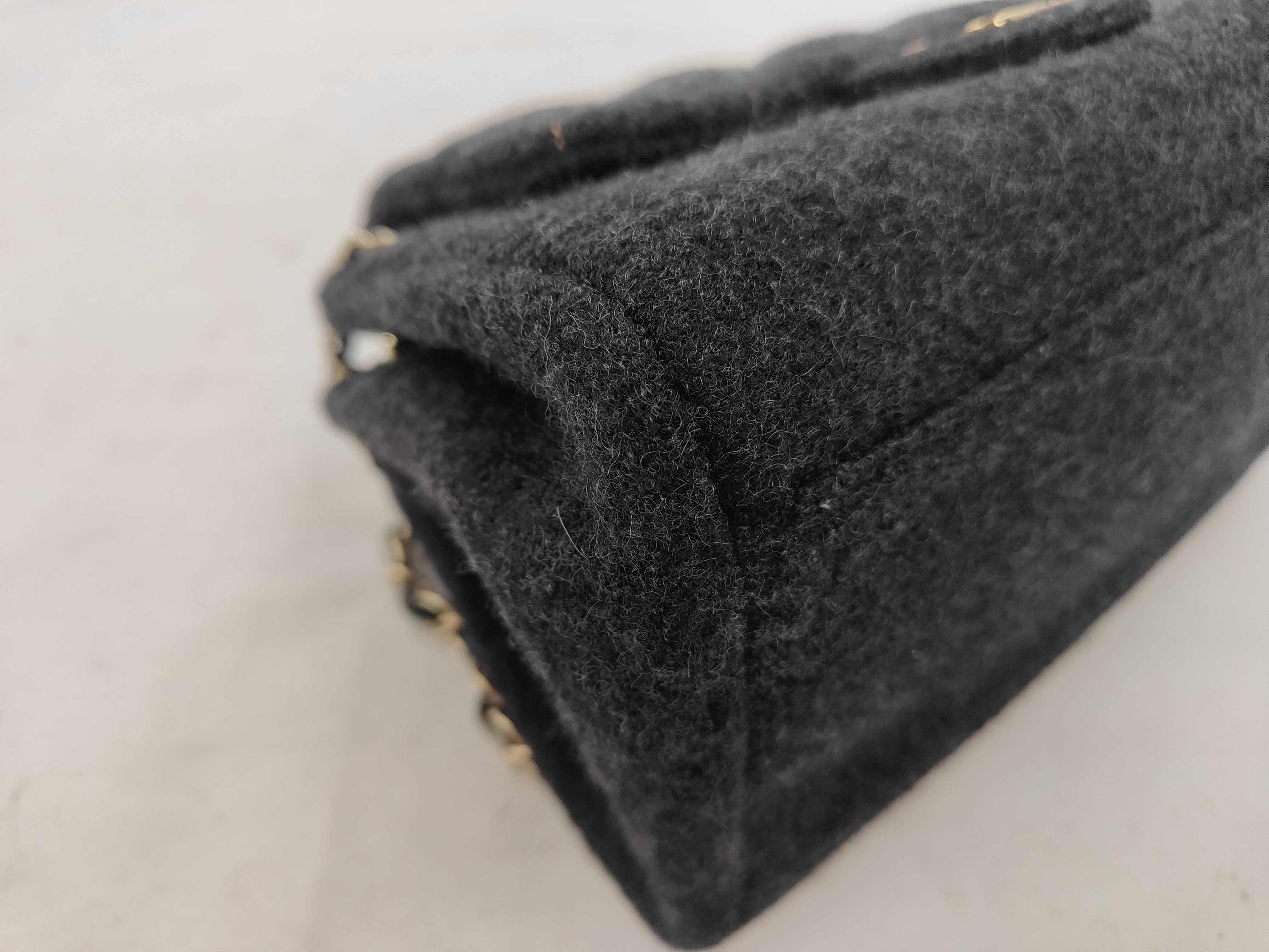 Shoulder Bag, Wool Material Shoulder Bag — view 6