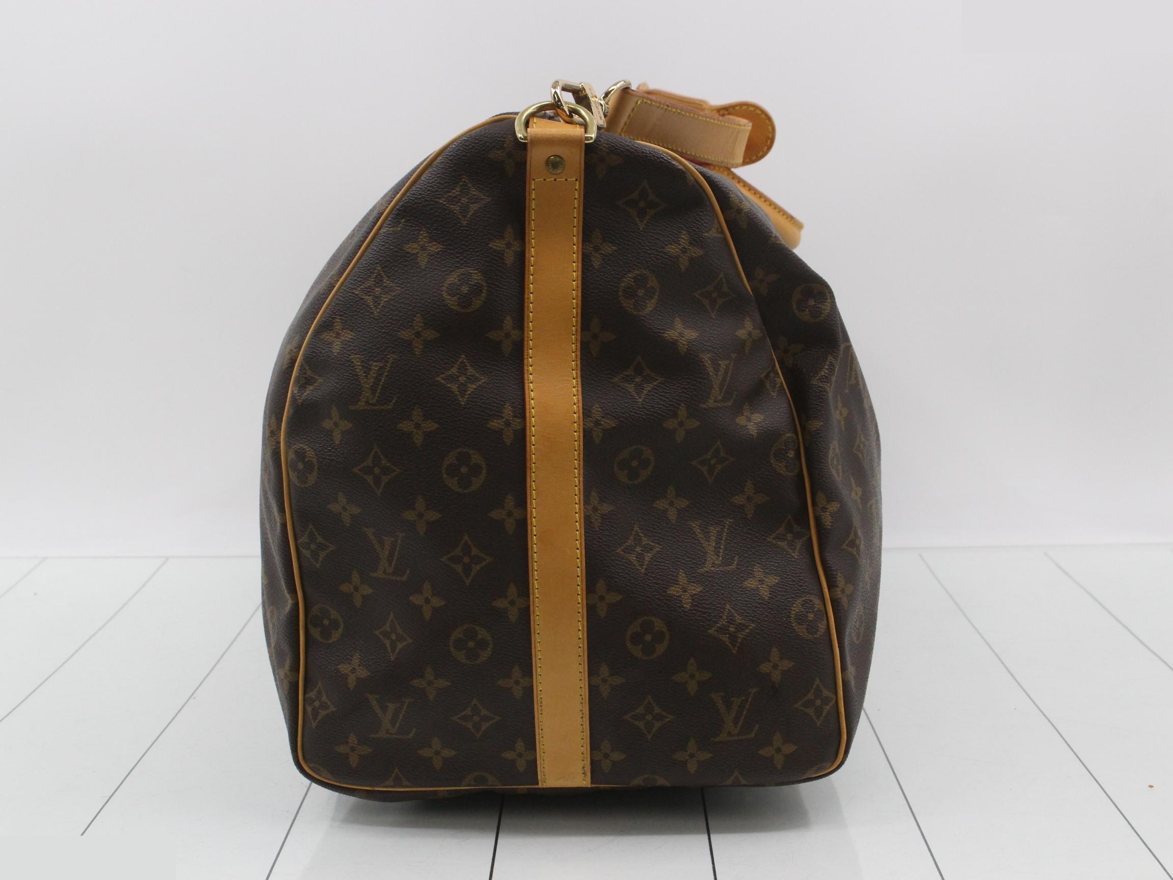 Keepall Bandoulière 60 with shoulder strap — view 3
