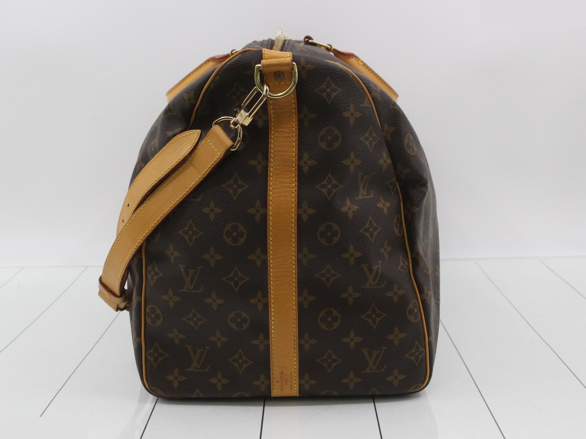 Keepall Bandoulière 60 with shoulder strap — view 4