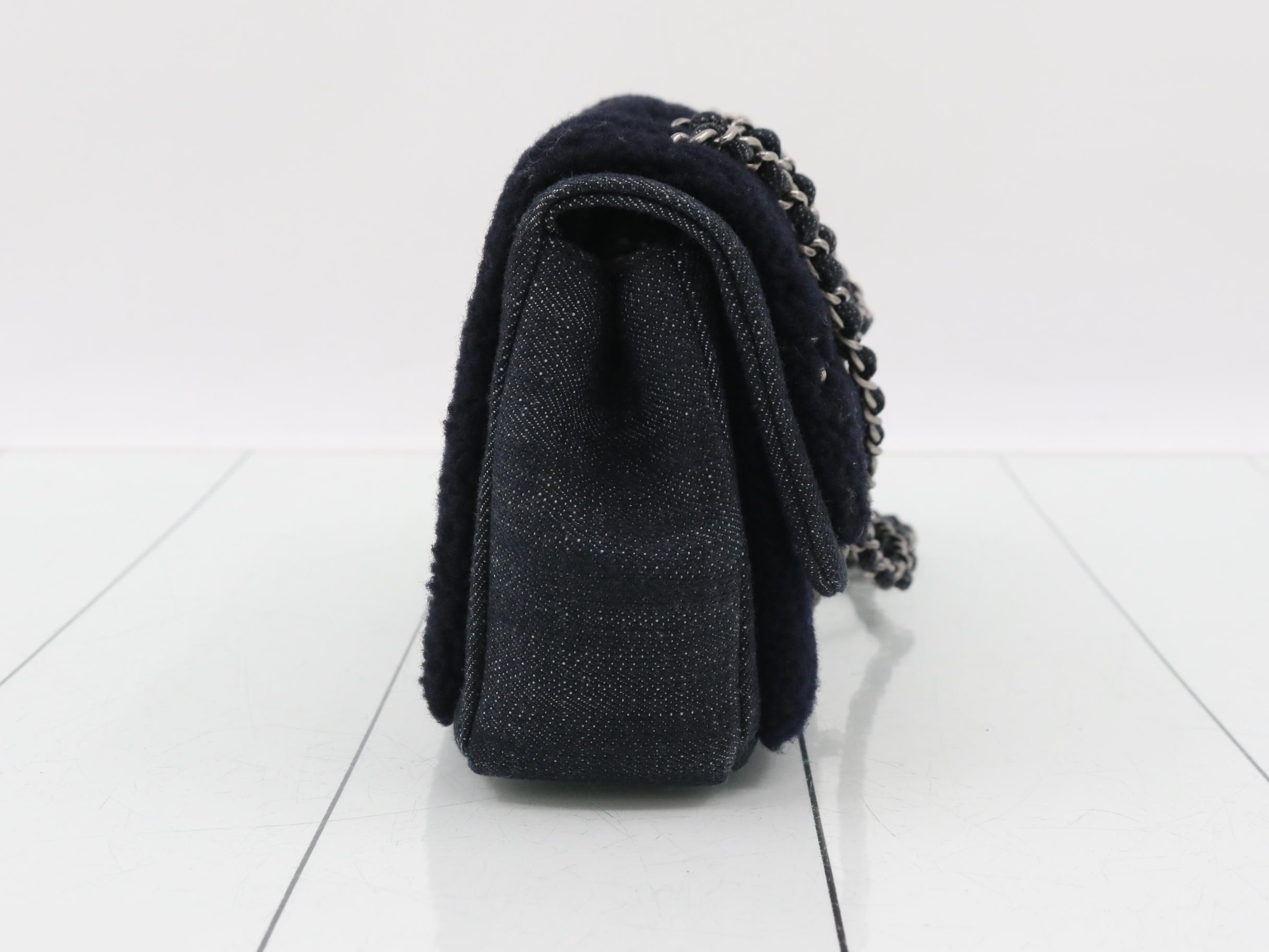 Paris Dallas Collection Denim Matelassé Shoulder Bag — view 4