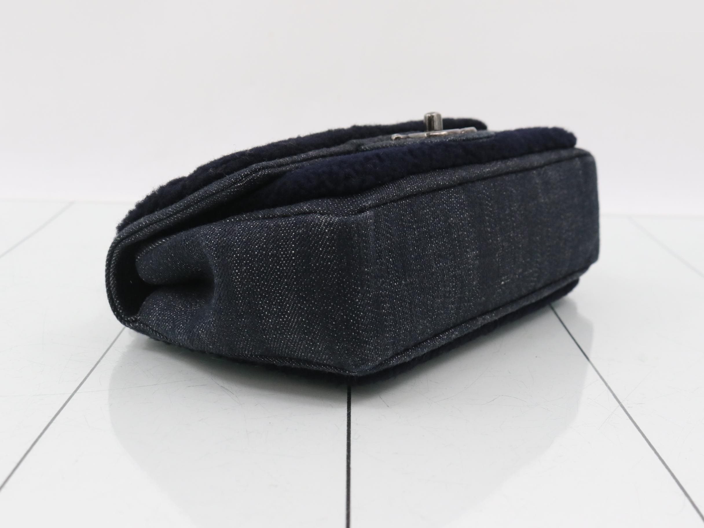 Paris Dallas Collection Denim Matelassé Shoulder Bag — view 5
