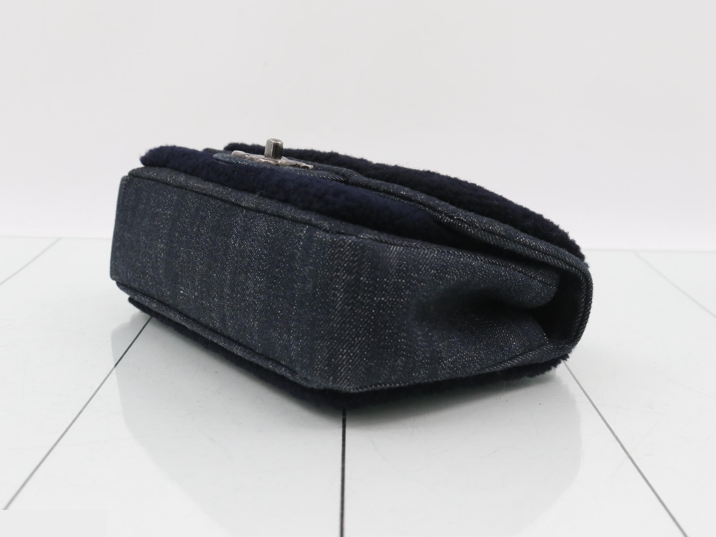 Paris Dallas Collection Denim Matelassé Shoulder Bag — view 6