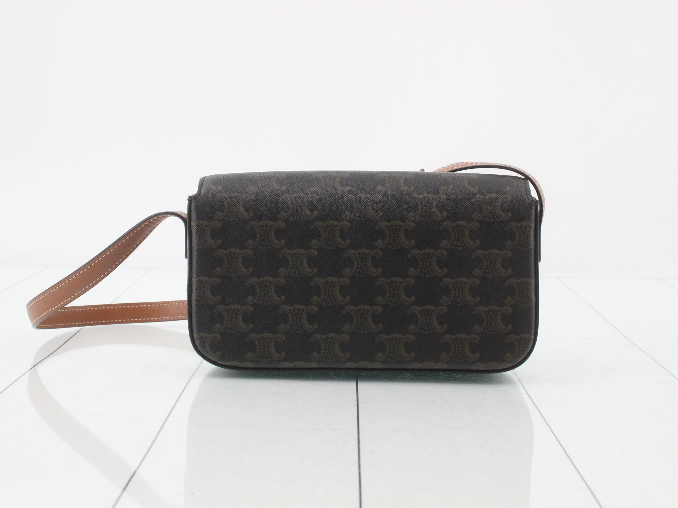 Triomphe PVC Semi-Shoulder Bag — view 2