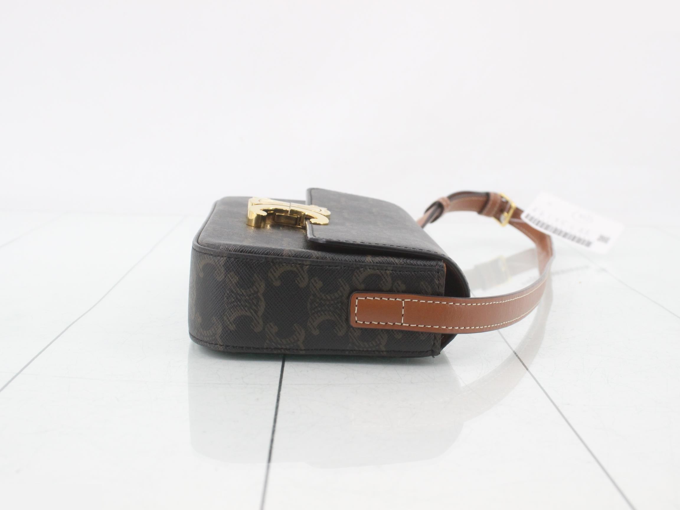 Triomphe PVC Semi-Shoulder Bag — view 3