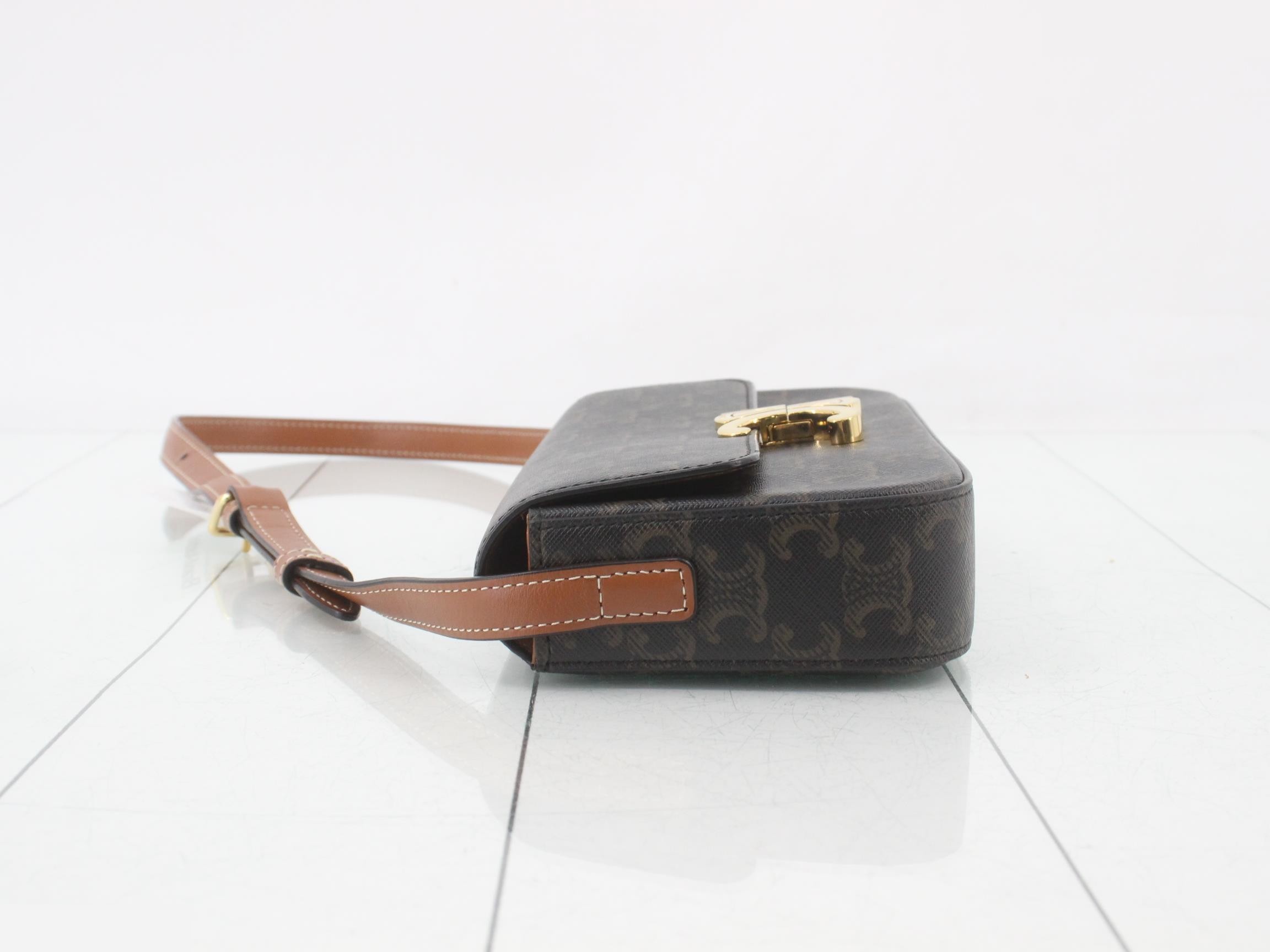 Triomphe PVC Semi-Shoulder Bag — view 4
