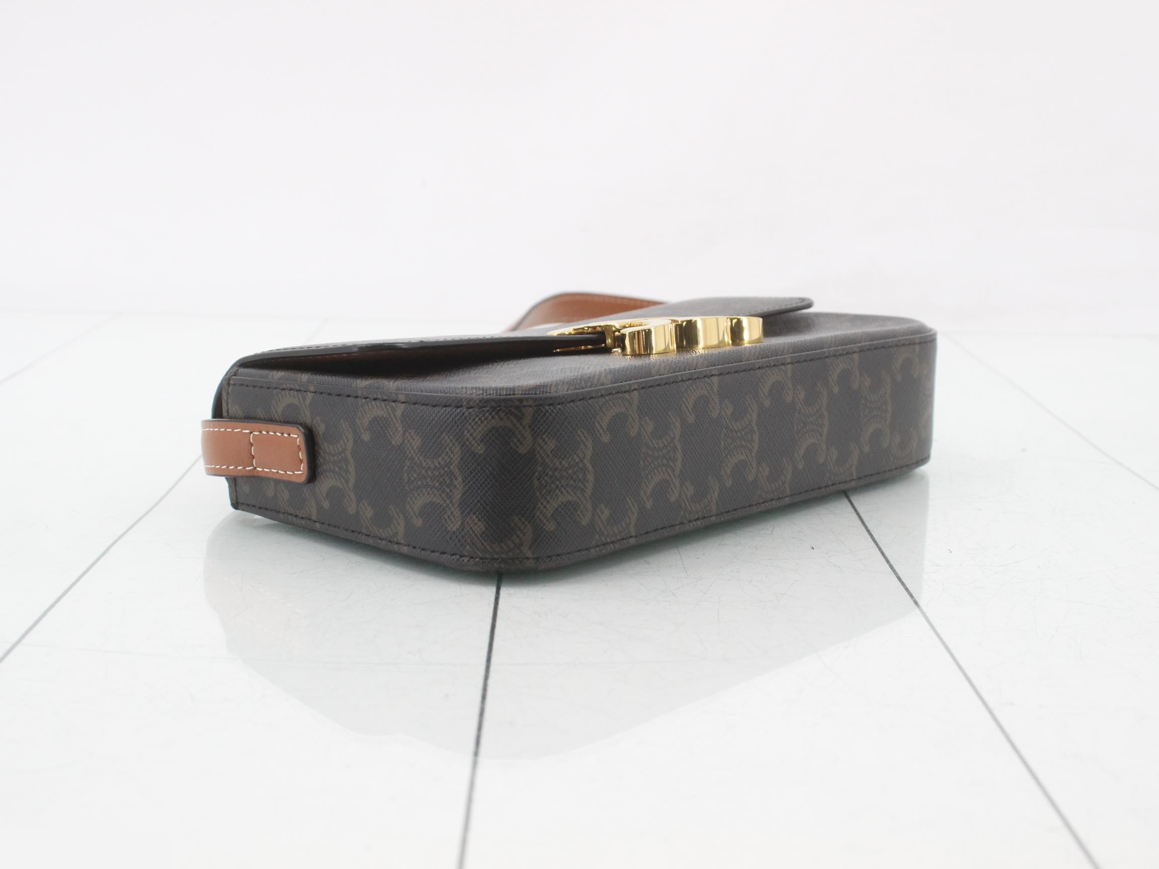 Triomphe PVC Semi-Shoulder Bag — view 5