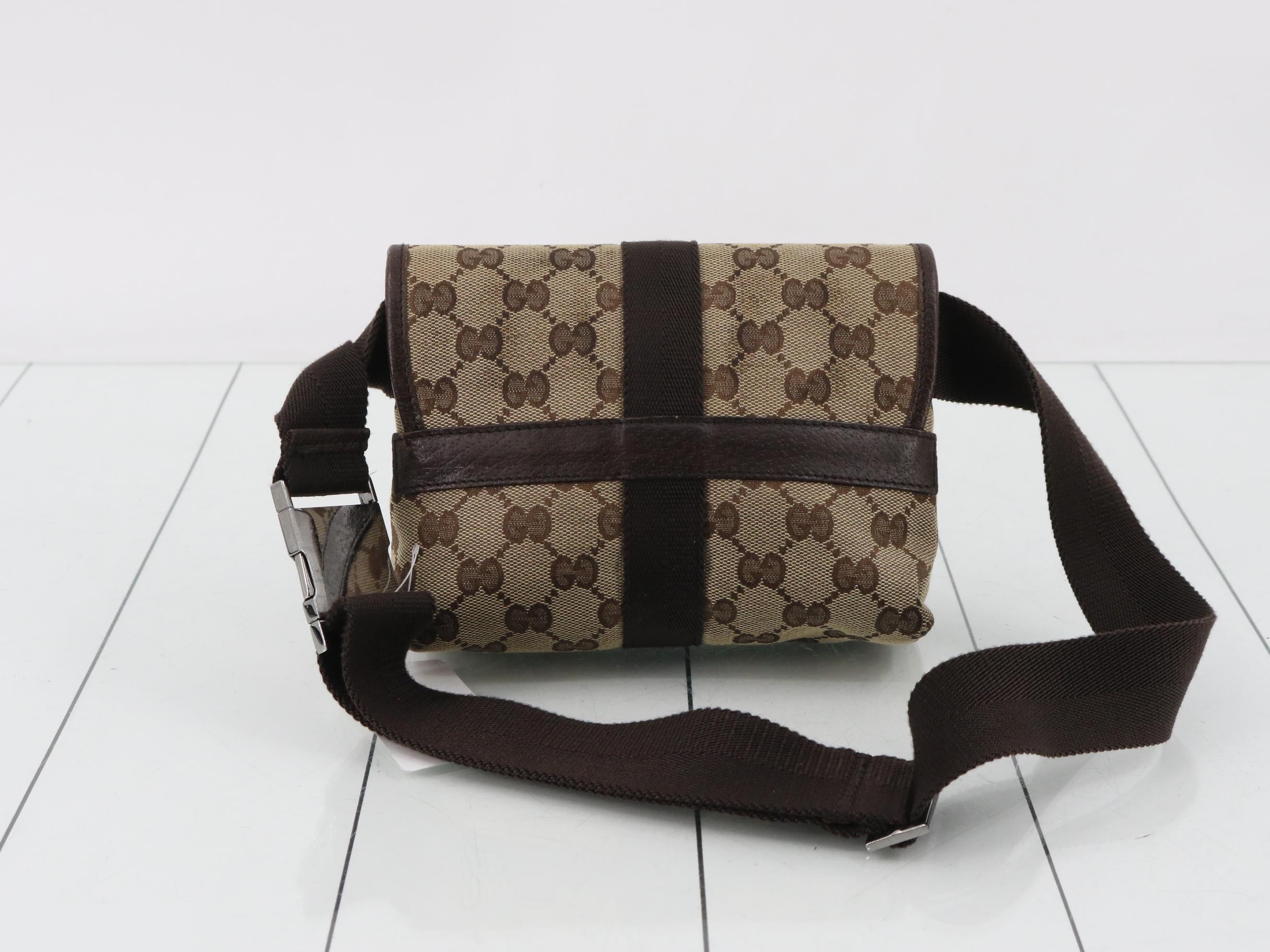 Body bag, GG canvas, BE/DBR — view 2