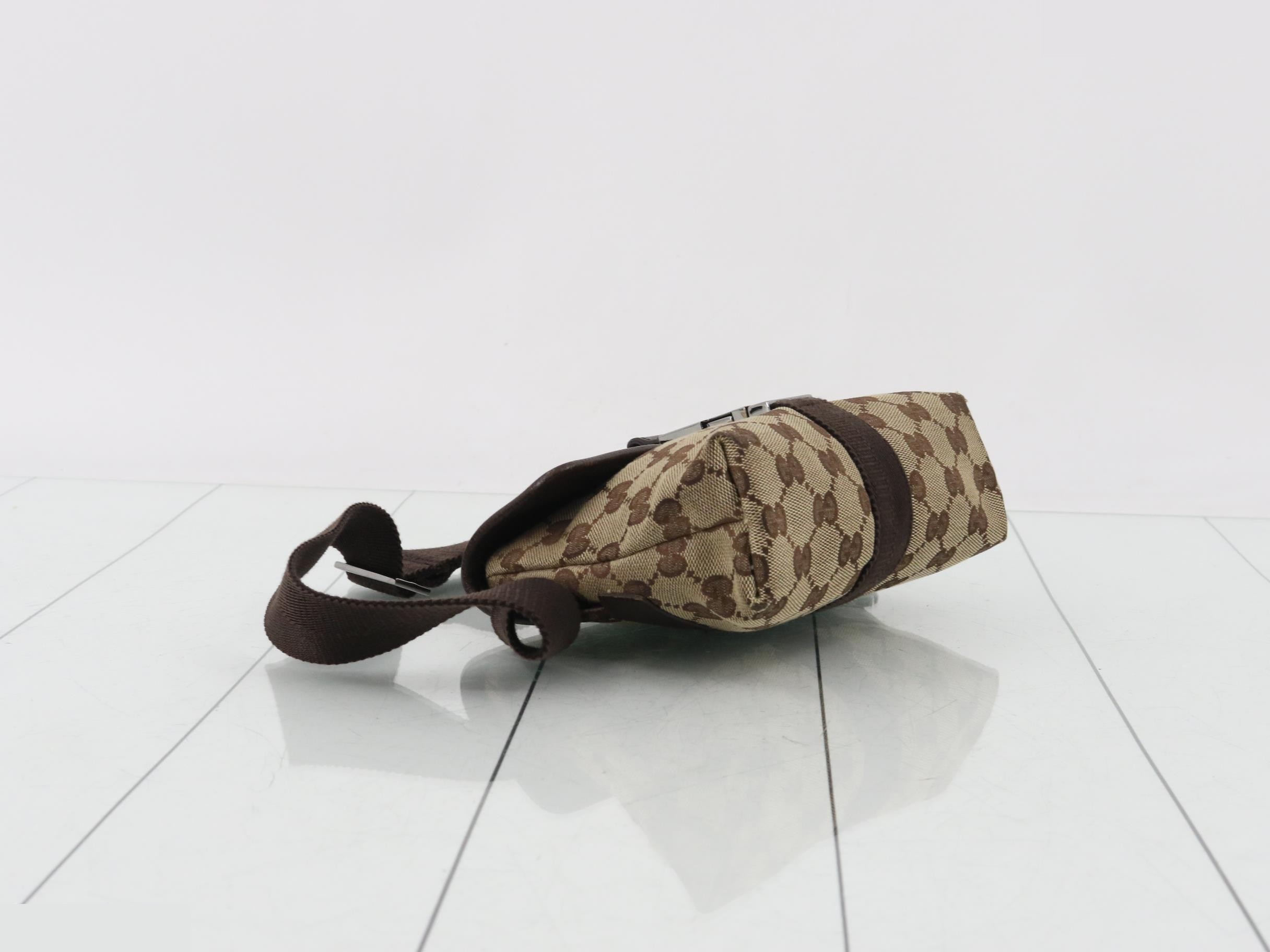 Body bag, GG canvas, BE/DBR — view 5
