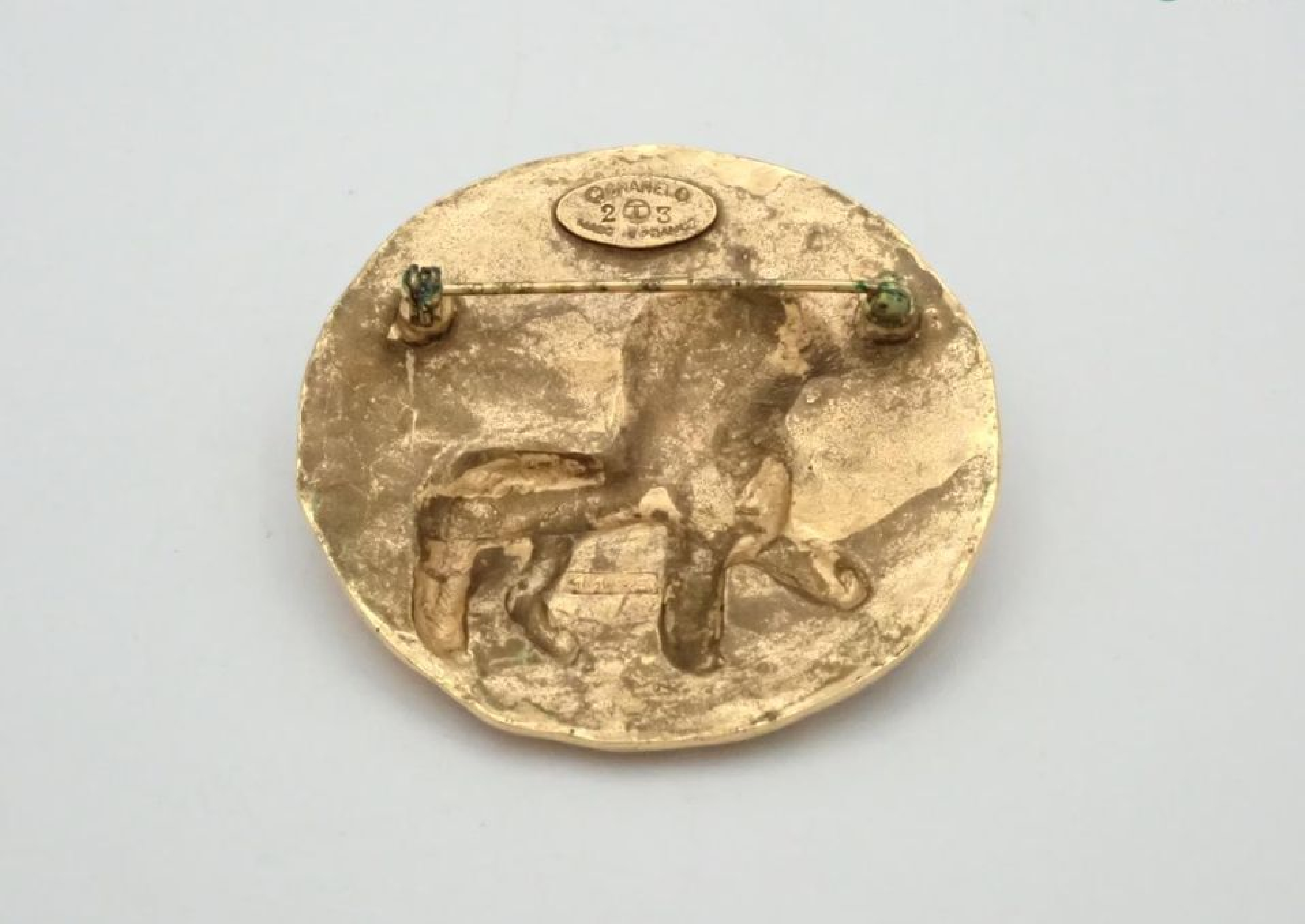 Lion Gold Brooch (with comments) — view 3