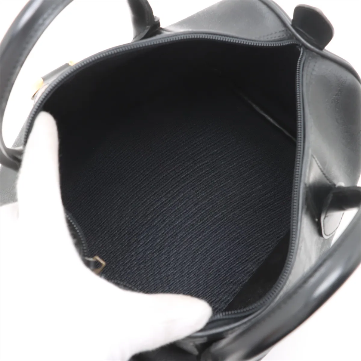 Trotter PVC x Leather Handbag Black — view 7