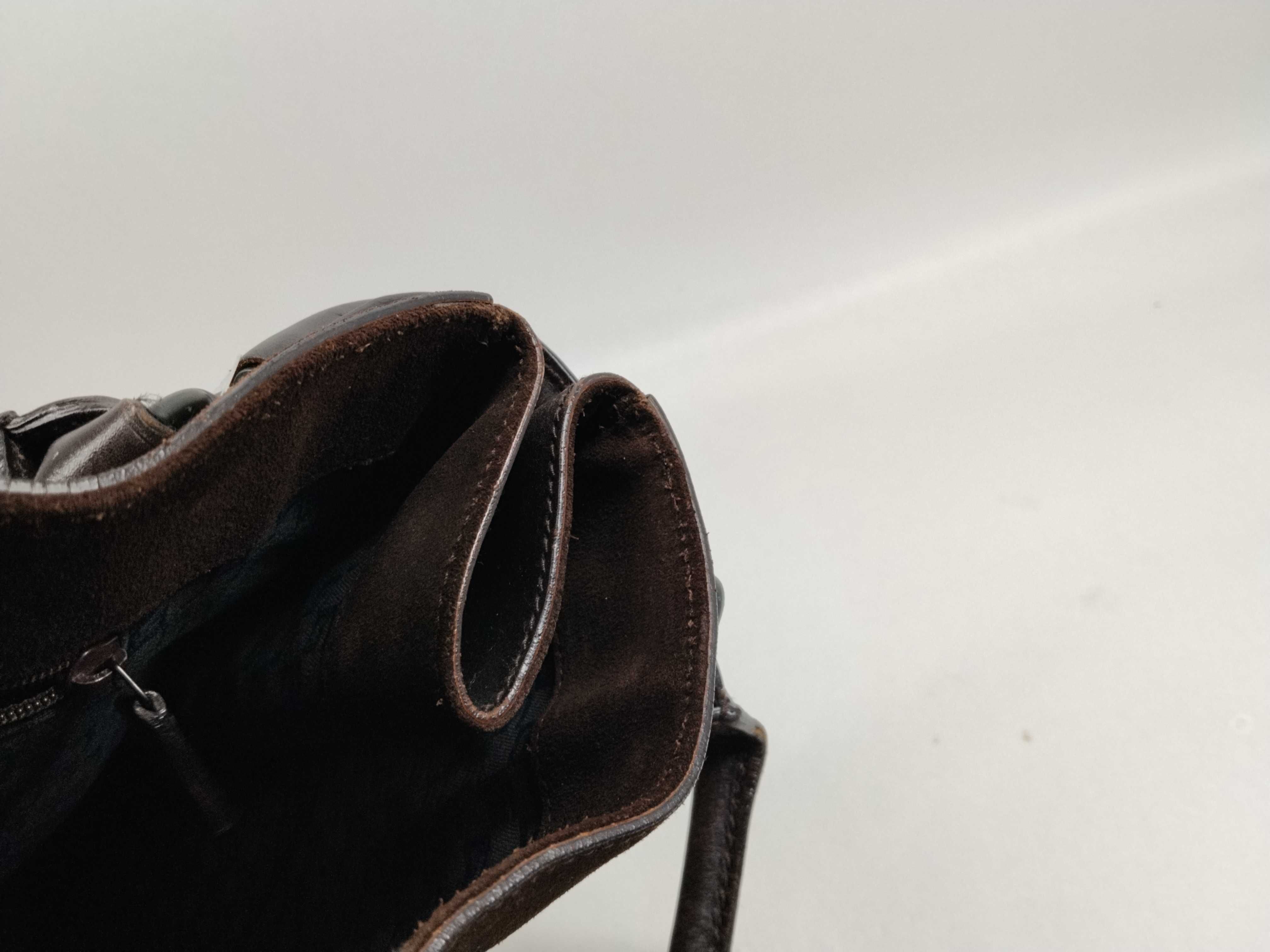 101346 Tote Bag, Brown Suede Tote Bag — view 10
