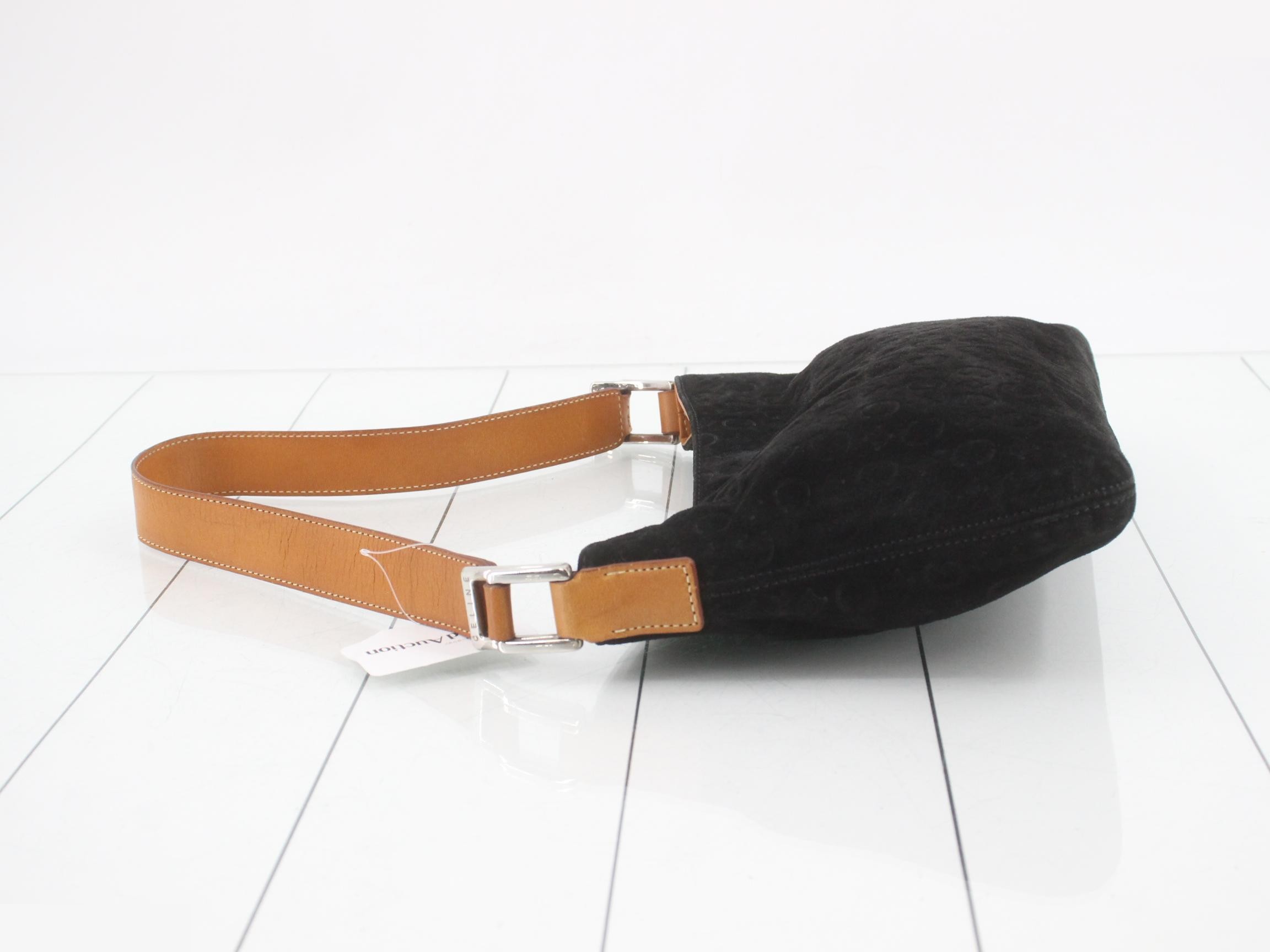 One-Shoulder Suede Bag — view 4