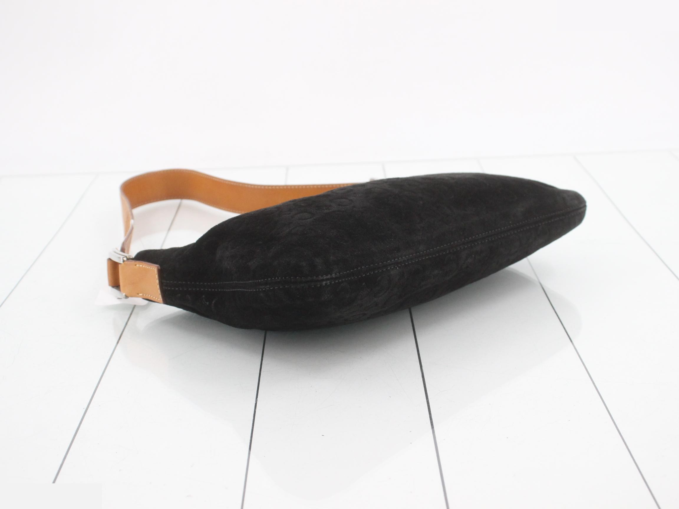 One-Shoulder Suede Bag — view 5