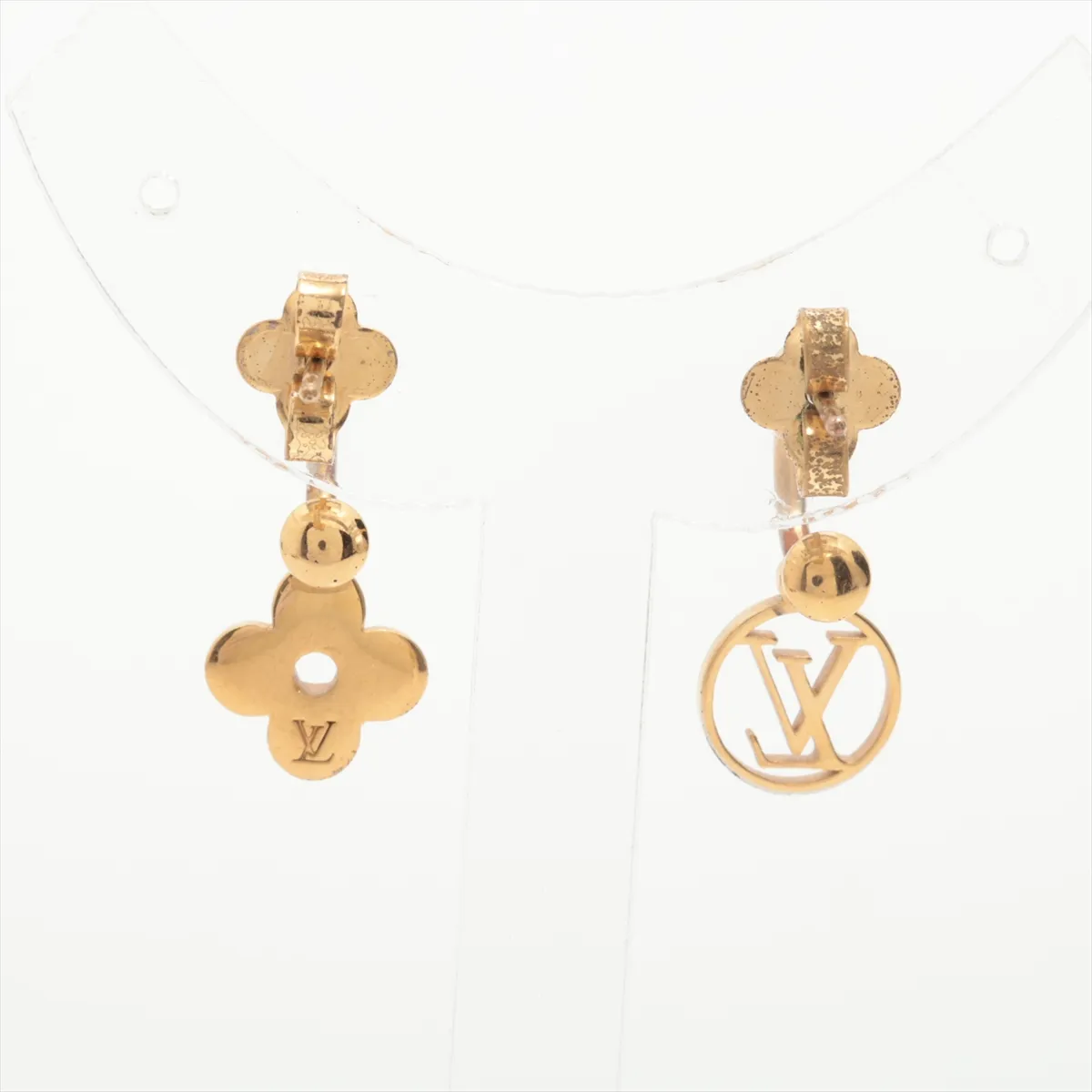 M64859 Boucles d'Oreilles Blooming Earrings (Pair) GP Gold. Shows signs of wear, tarnishing, — view 2